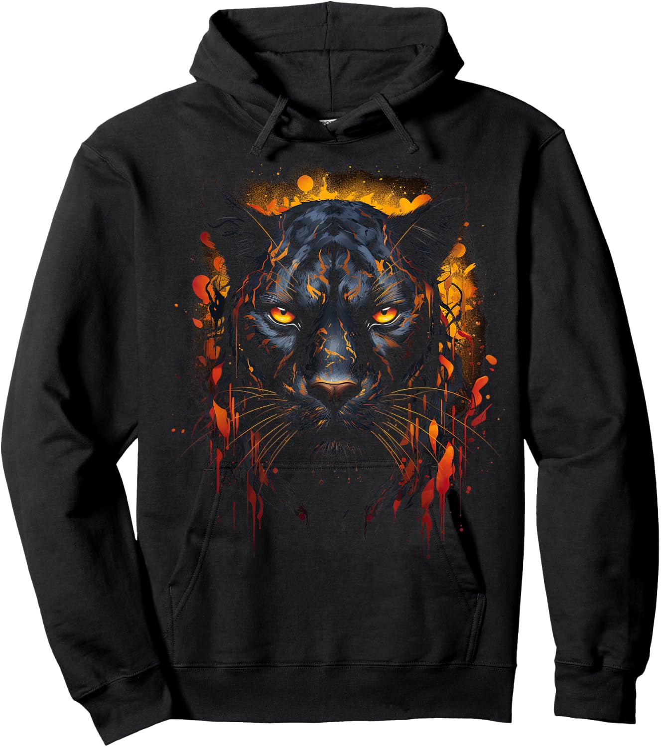 Panther with beautiful eyes black panthers Hoodie - Hoodie | Black