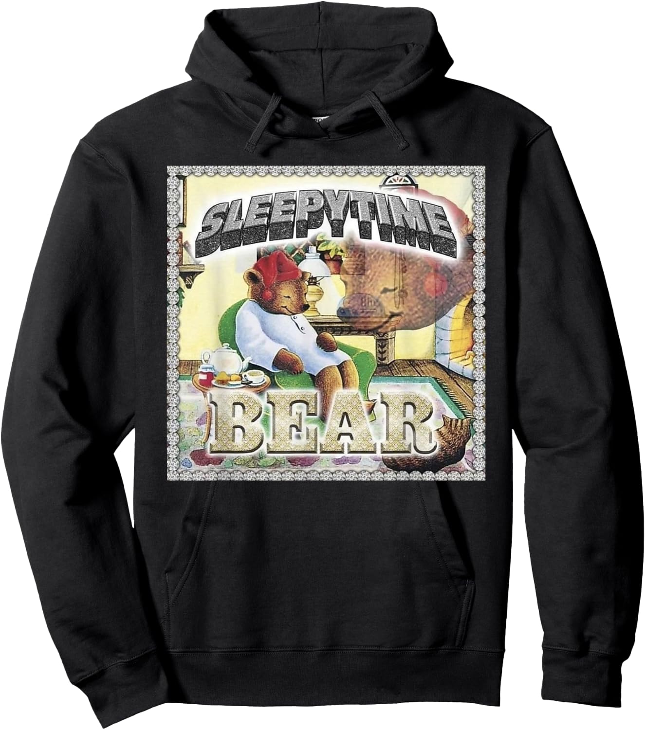 Sleepytime Bear Shirt Sleepytime Bear Hoodie - Hoodie | Black