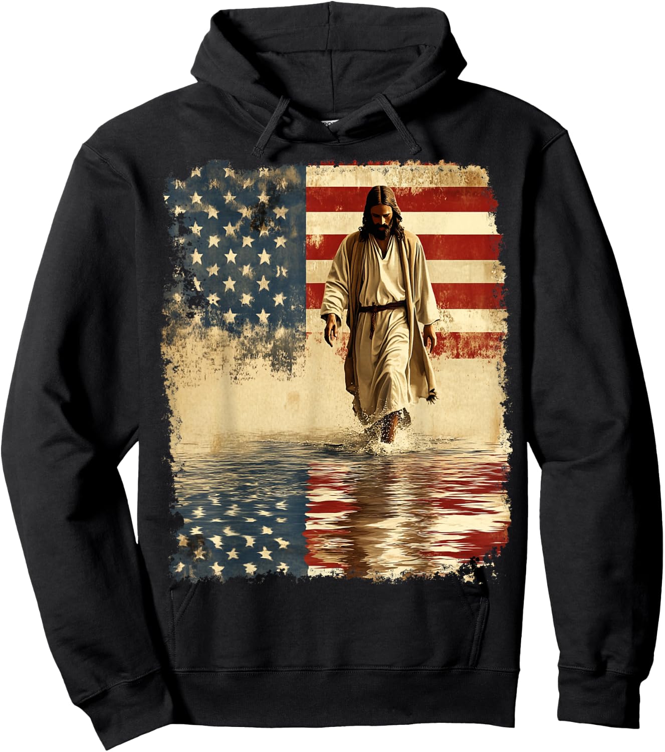 USA Jesus Christ Hoodie - Hoodie | Black