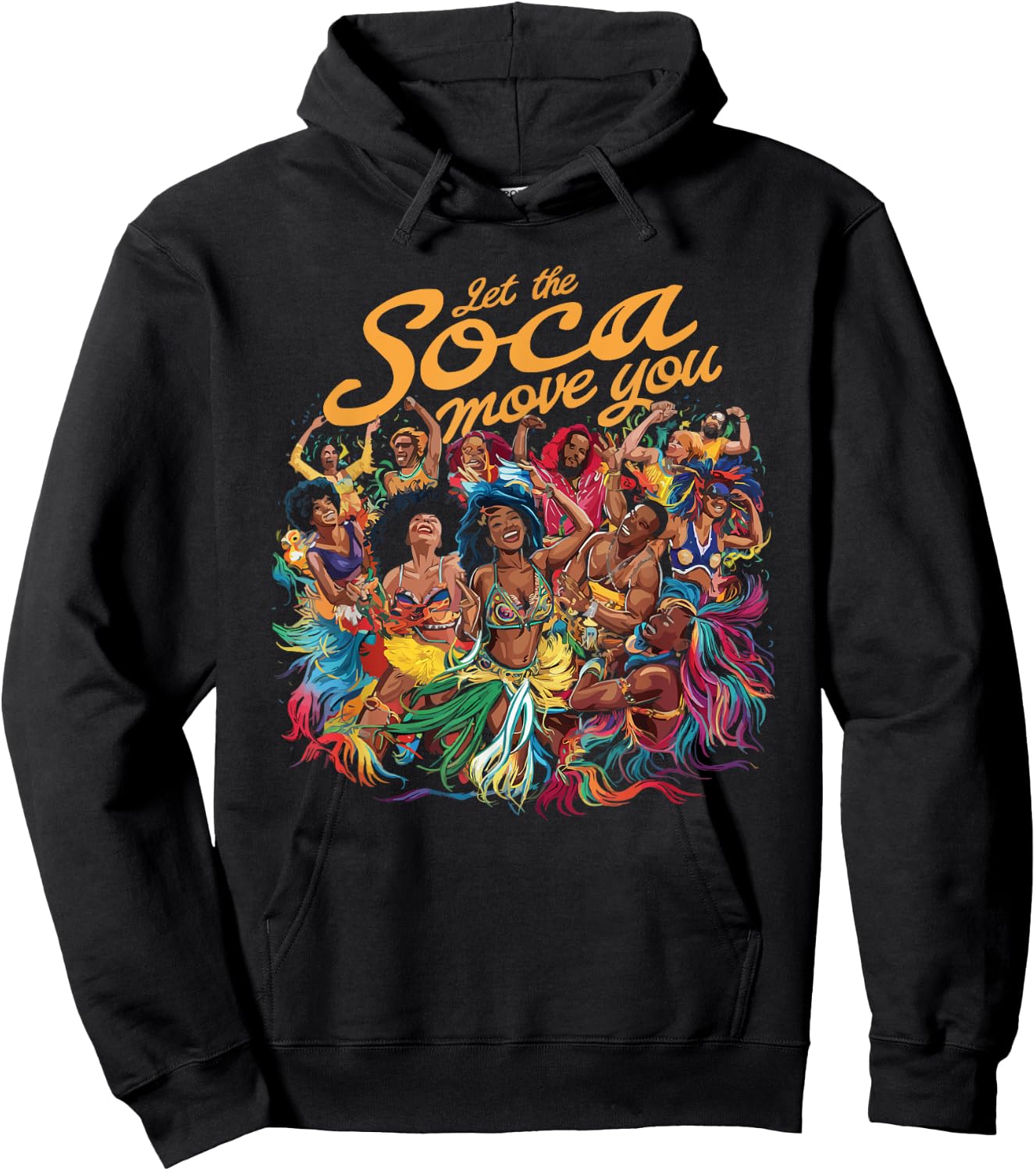 Soca Dancing Trinidad And Tobago Dancer Soca Music Hoodie - Hoodie | Black