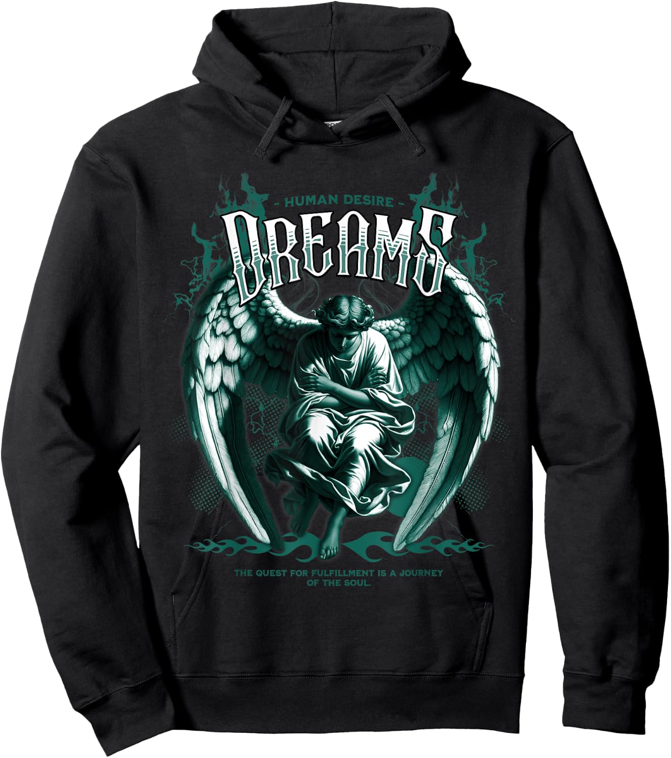 Human Desire Oxidized Green 4s Matching Women Hoodie - Hoodie | Black