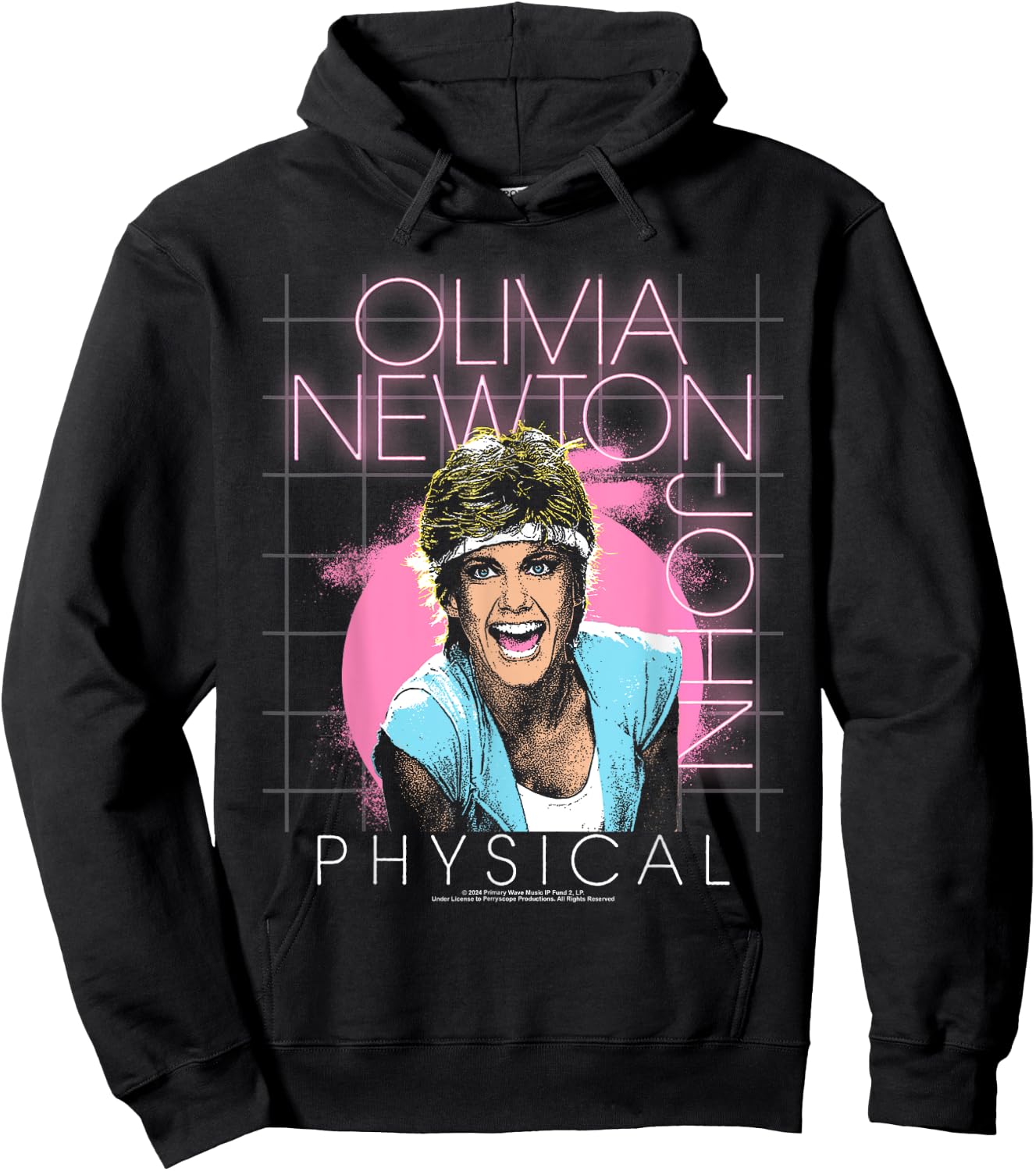 Popfunk Olivia Newton-John Let's Get Physical Hoodie - Hoodie | Black