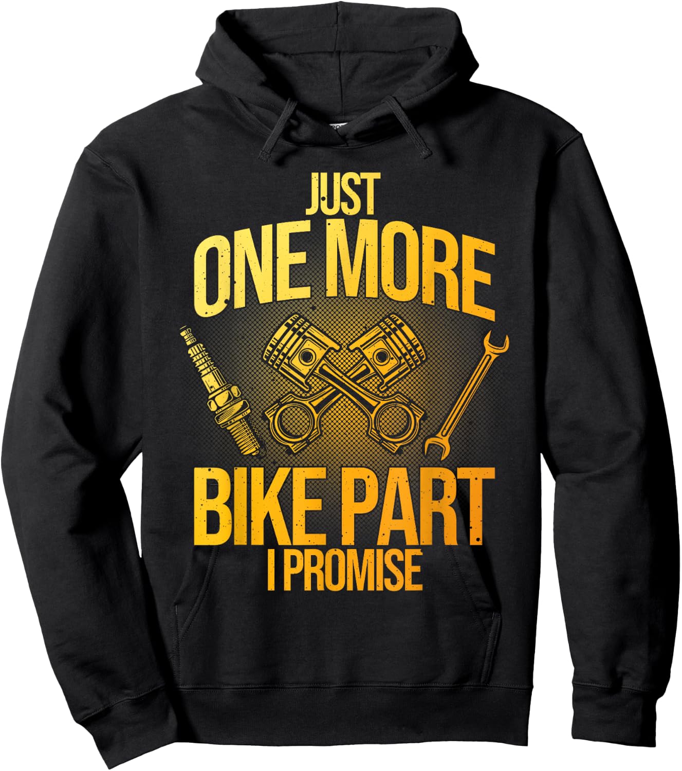 Motorcycle Mechanic Art Dad Motorcycle Lovers Biker Hoodie - Hoodie | Black