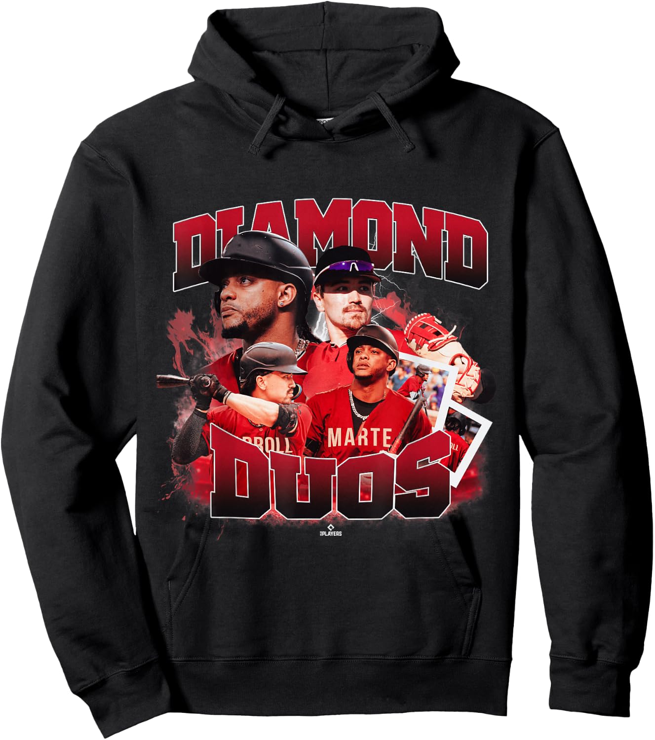 Corbin Carroll & Ketel Marte | Arizona Duos | MLBDDUO4014 Hoodie - Hoodie | Black