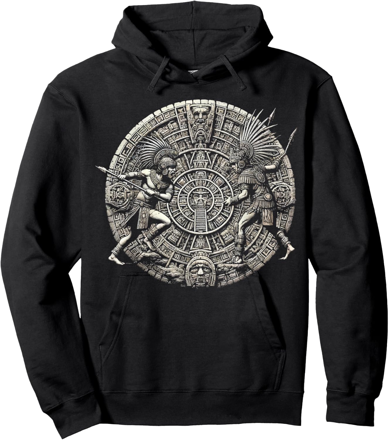 Aztec Warrior Mayan Indigenous Mexican Aztec Jaguar Hoodie - Hoodie | Black