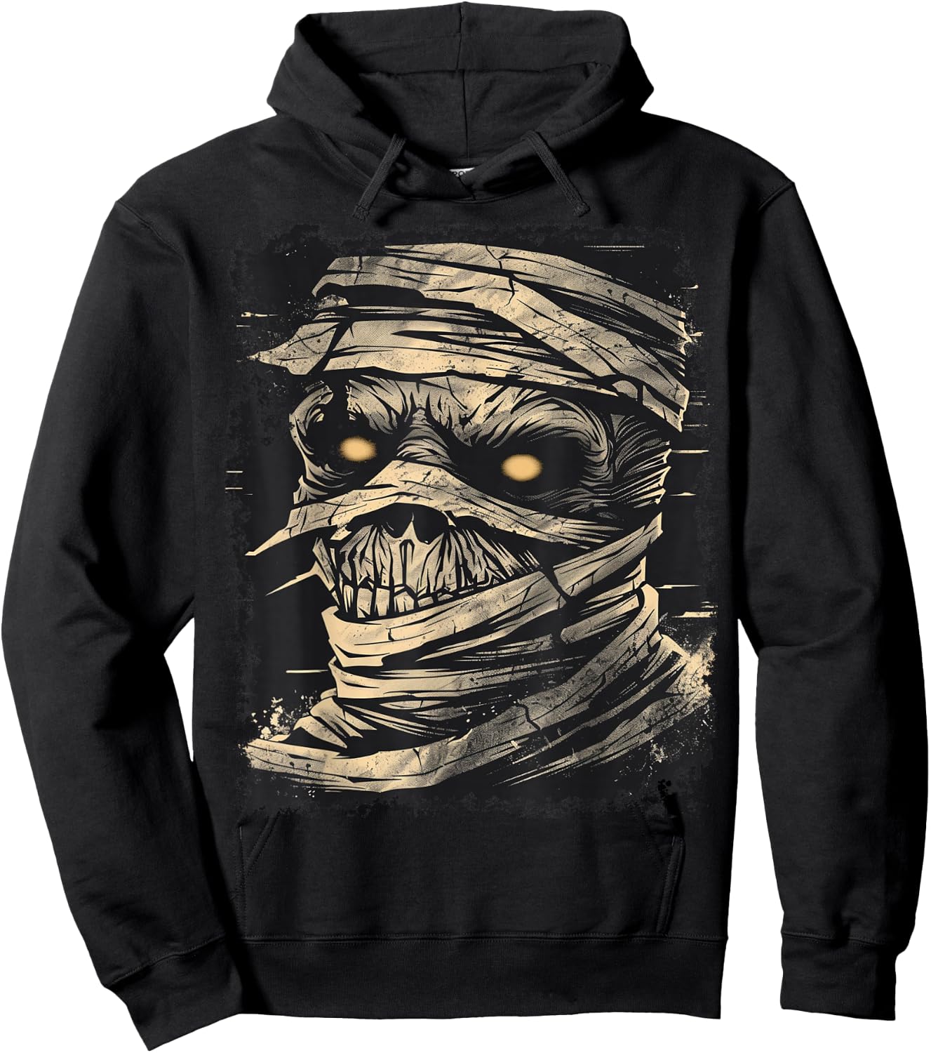 Classic Mummy Halloween Costume Men Women Hoodie - Hoodie | Black