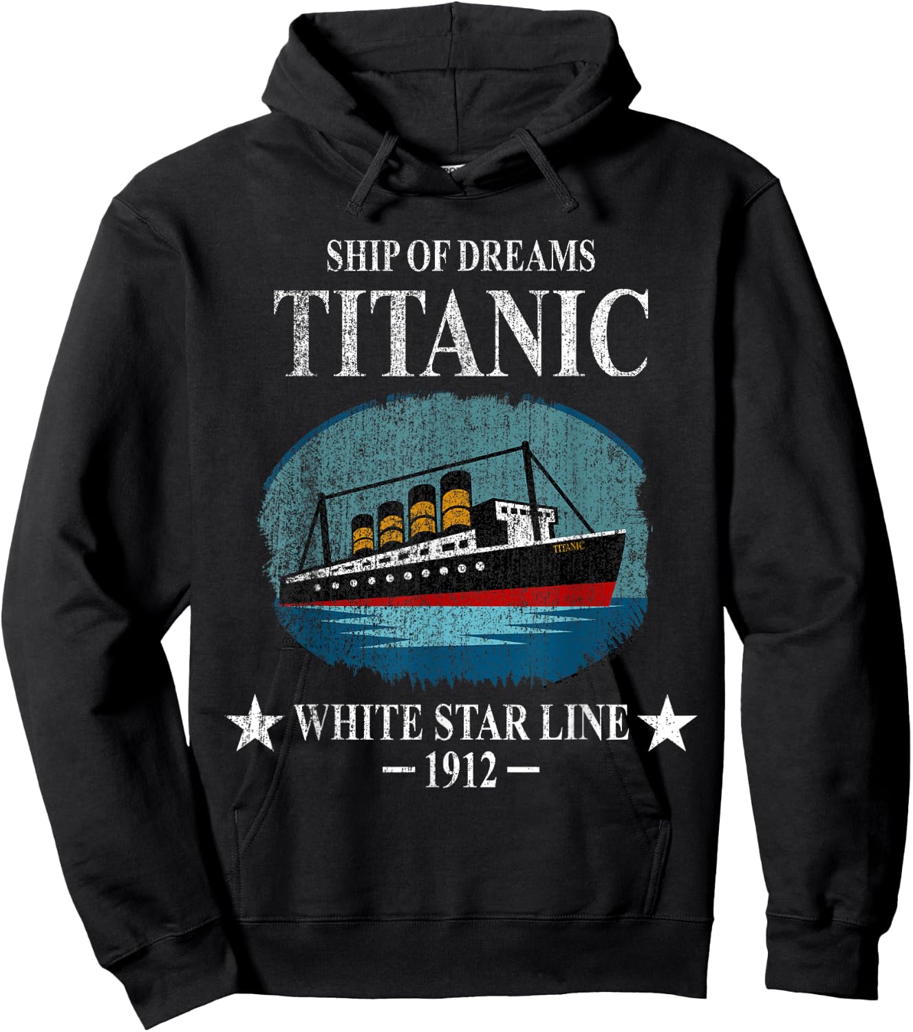 RMS TITANIC Ship Sailing Boat Ship 1912 Boys Girl Kids Hoodie - Hoodie | Black