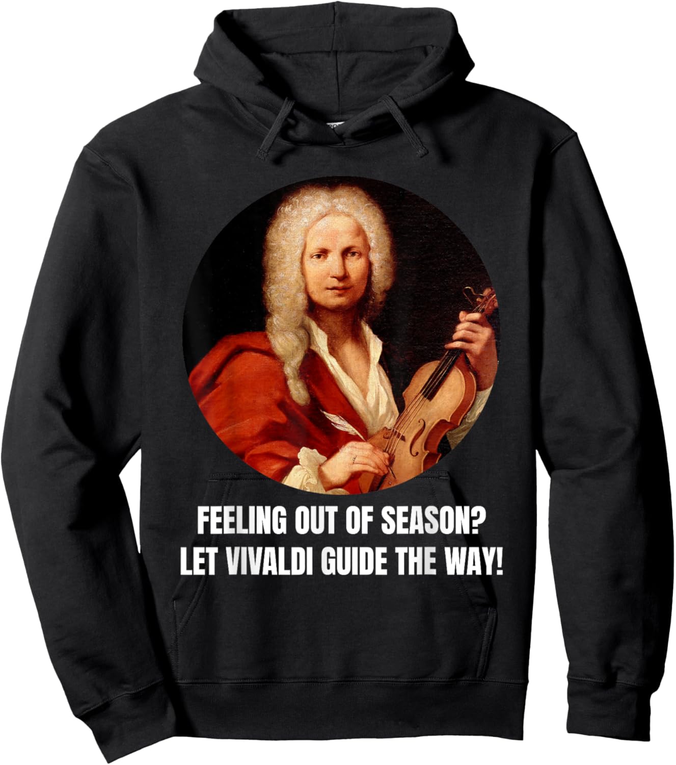 Vivaldi saying composer classical music four seasons Vivaldi Hoodie - Hoodie | Black