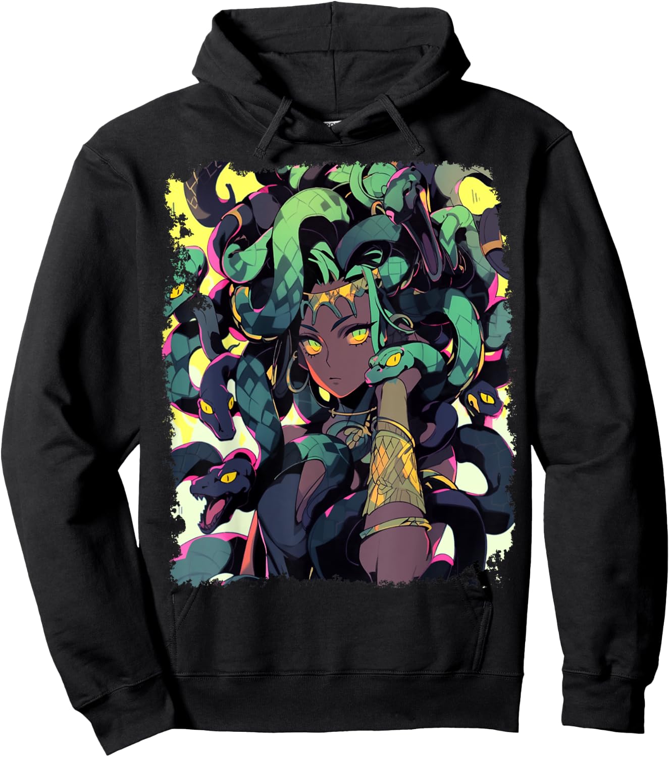Medusa Graphic Hoodie - Hoodie | Black