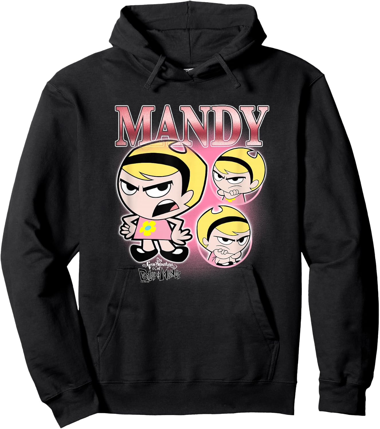 The Grim Adventures of Billy and Mandy Retro Mandy Montage Hoodie - Hoodie | Black