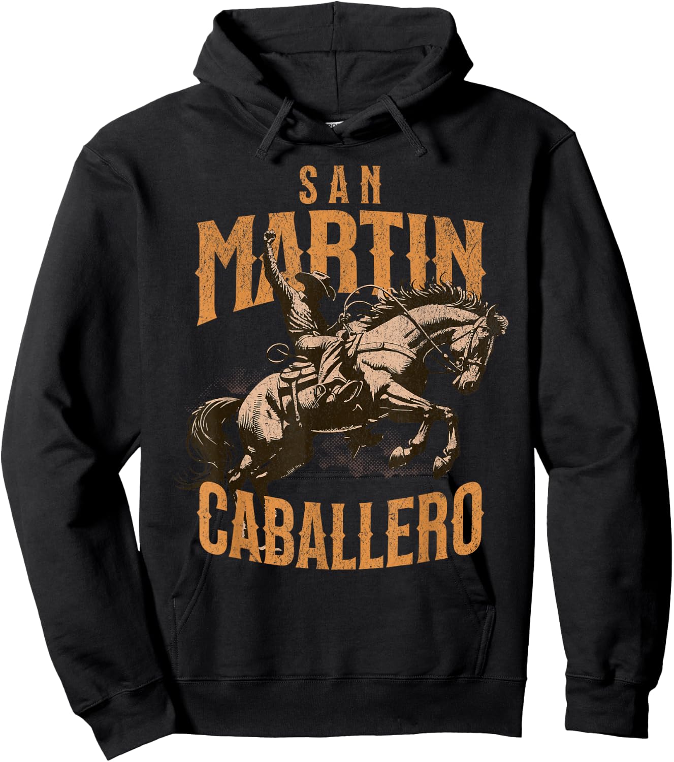 San Martin Caballero St Martin of Tours Catholic Saint Horse Hoodie - Hoodie | Black