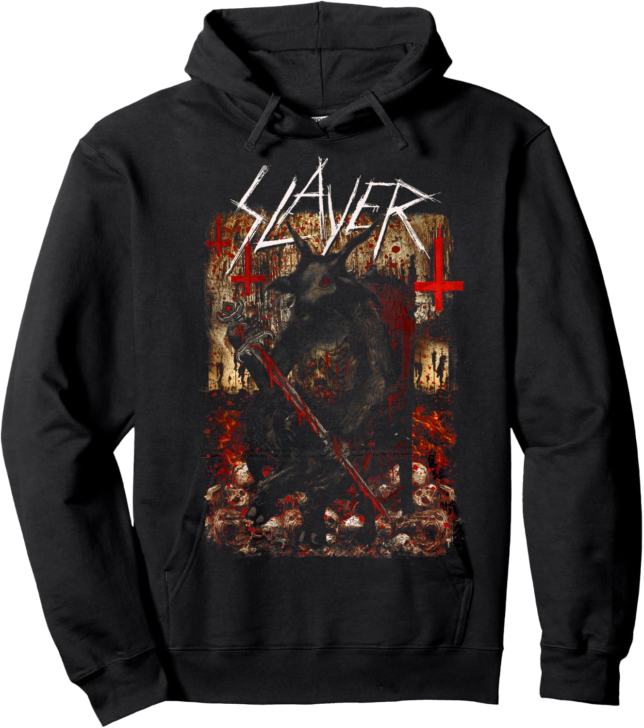 Slayer – Hellthrone Hoodie - Hoodie | Black