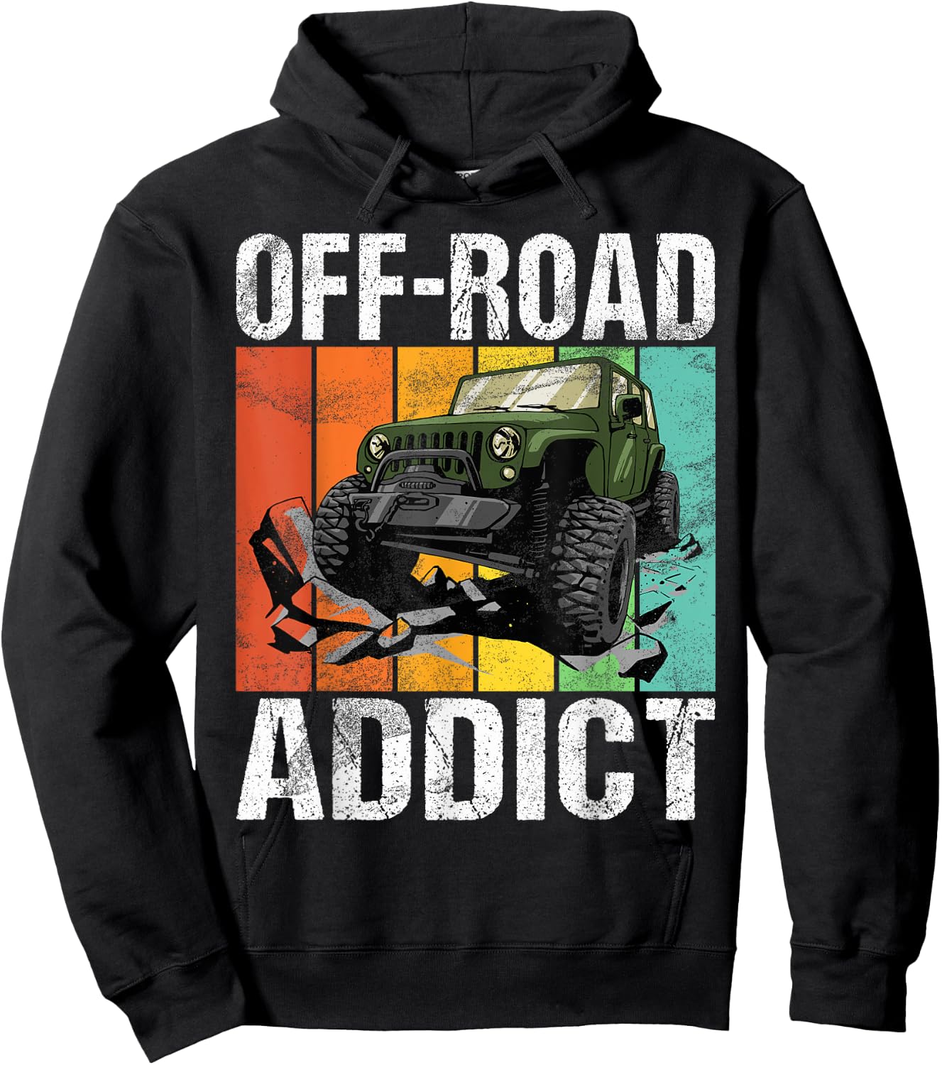 Off-Road Addict Offroad Hoodie - Hoodie | Black