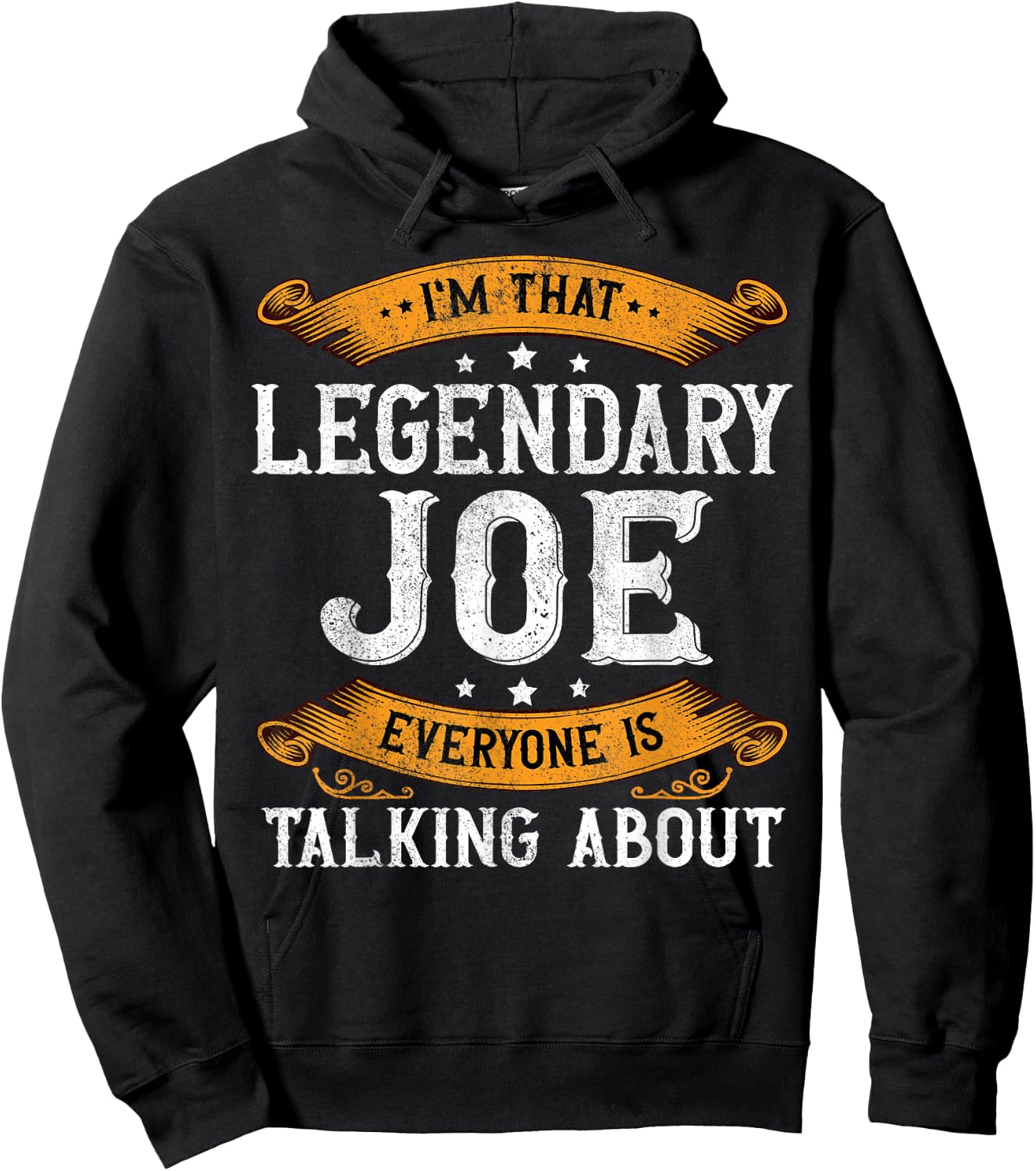 Joe Personal Name Funny Joe First Name Hoodie - Hoodie | Black