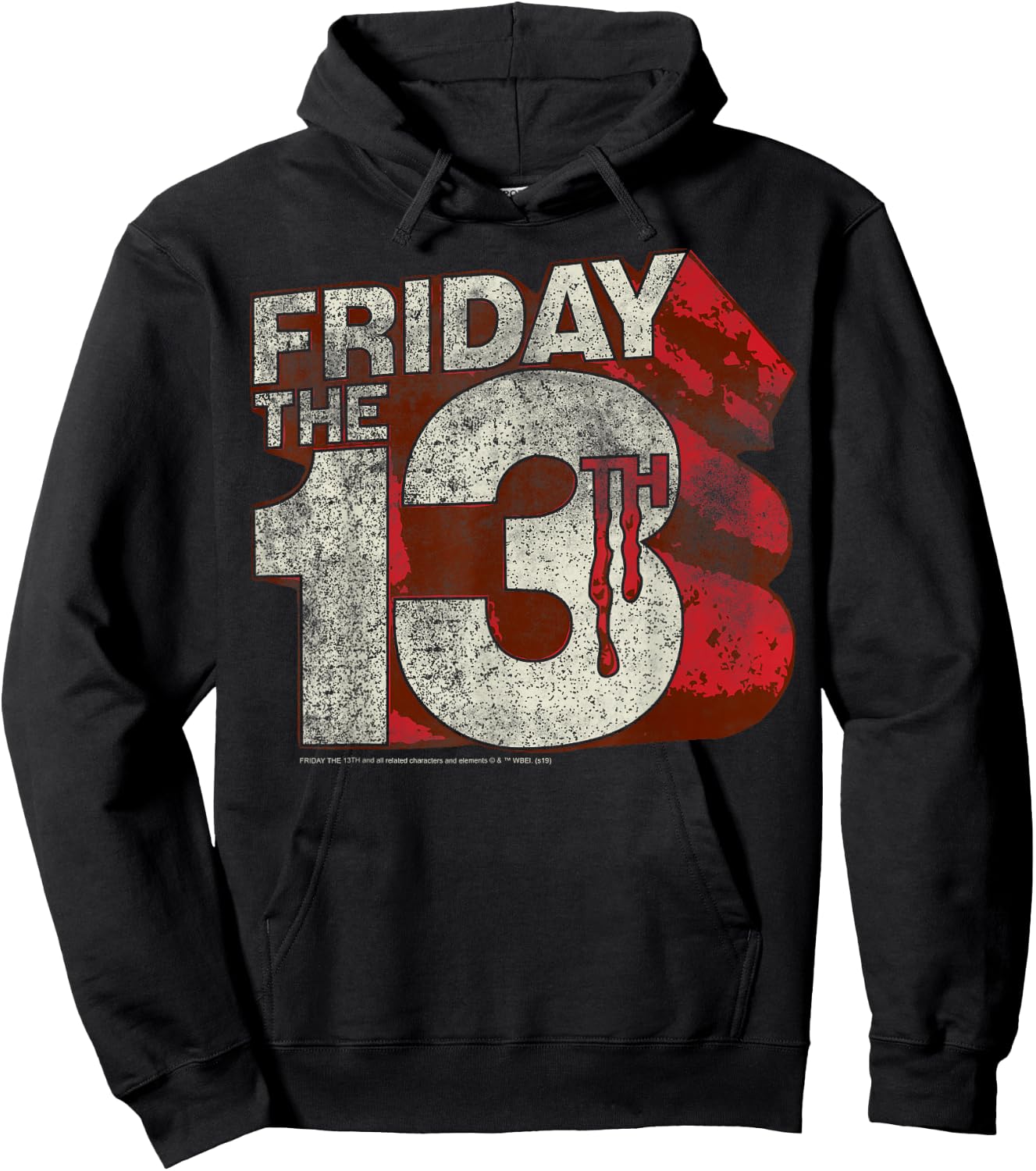Friday The 13th 3D Logo Hoodie - Hoodie | Black