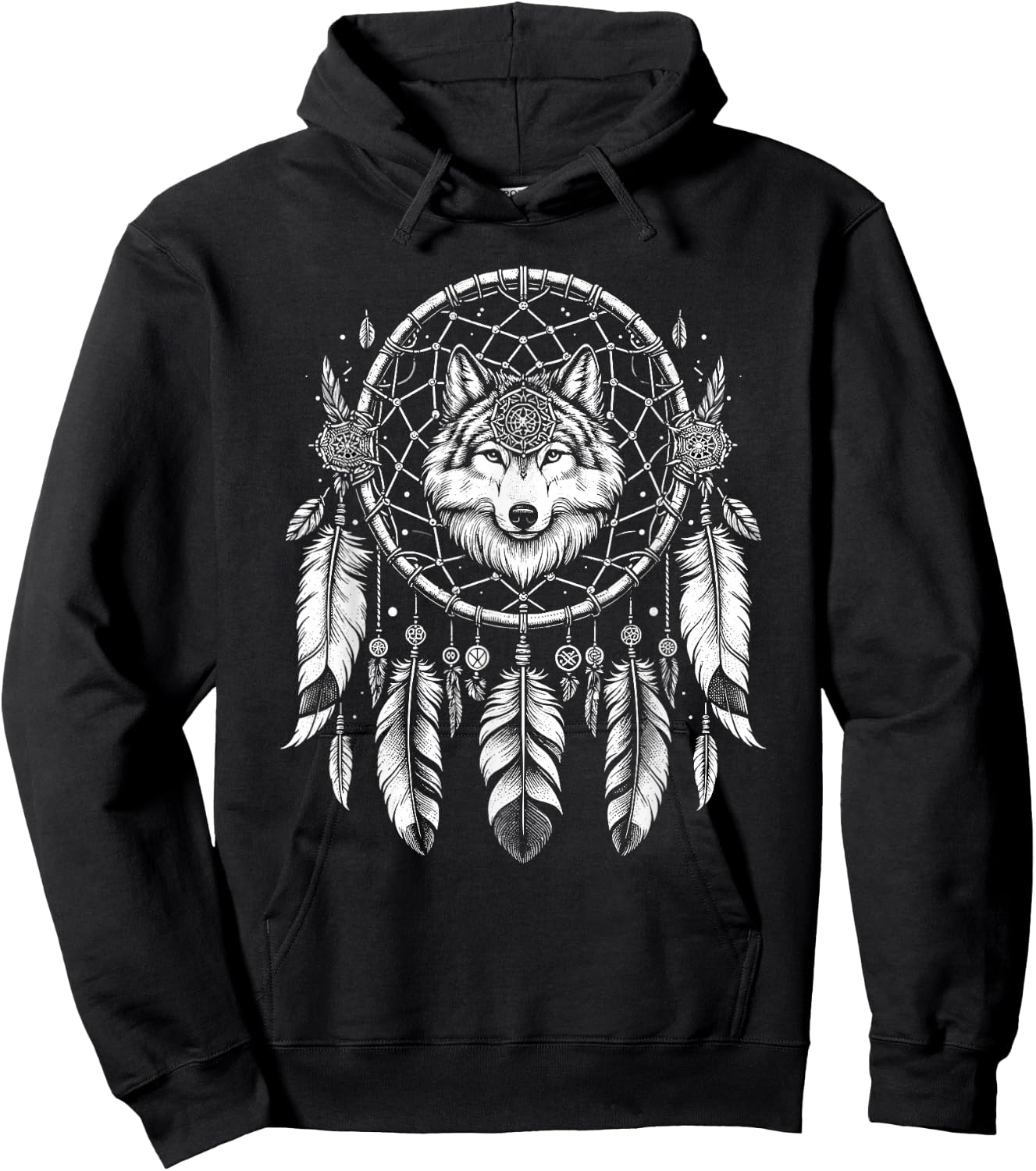 Dream Catcher Bohemian Spiritual Dreamcatcher Hoodie - Hoodie | Black