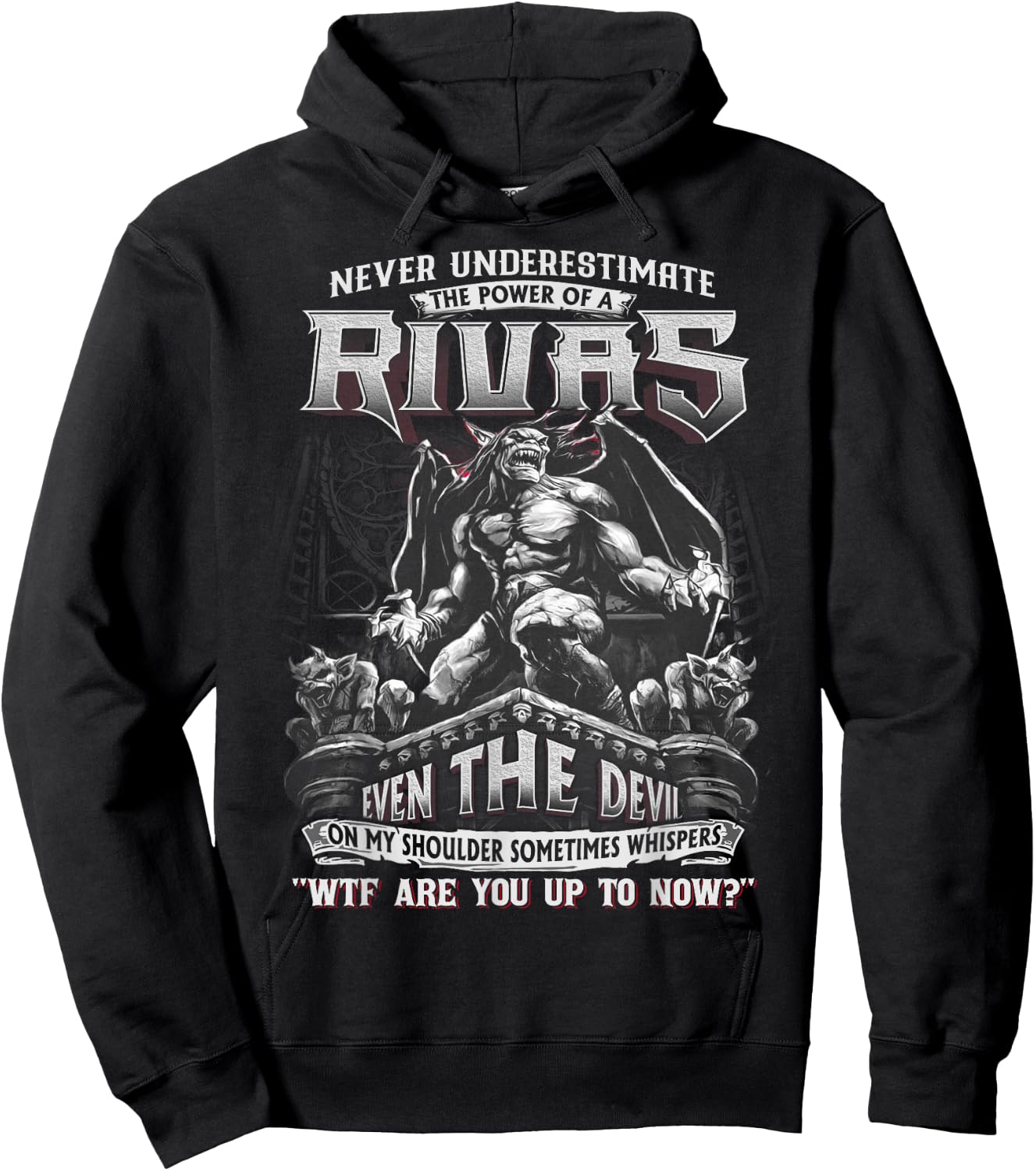Rivas - Never Underestimate The Power Of A Rivas Hoodie - Hoodie | Black