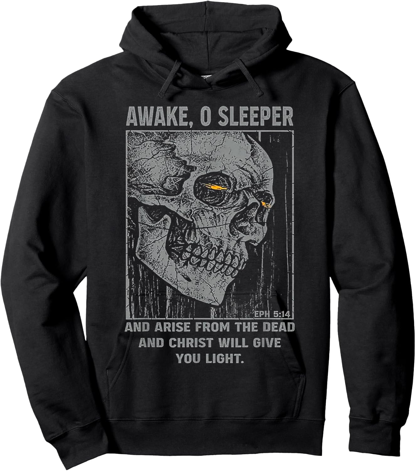 Awake 0 Sleeper And Arise From The Dead And Christ Will Give Hoodie - Hoodie | Black