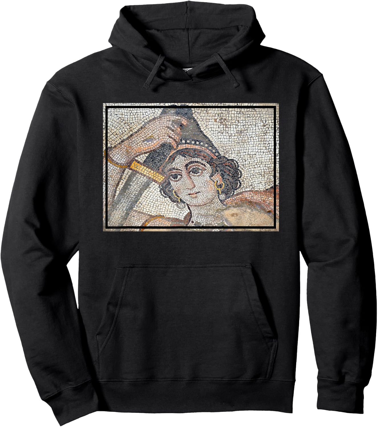 Hippolyta Mosaic Hoodie - Hoodie | Black