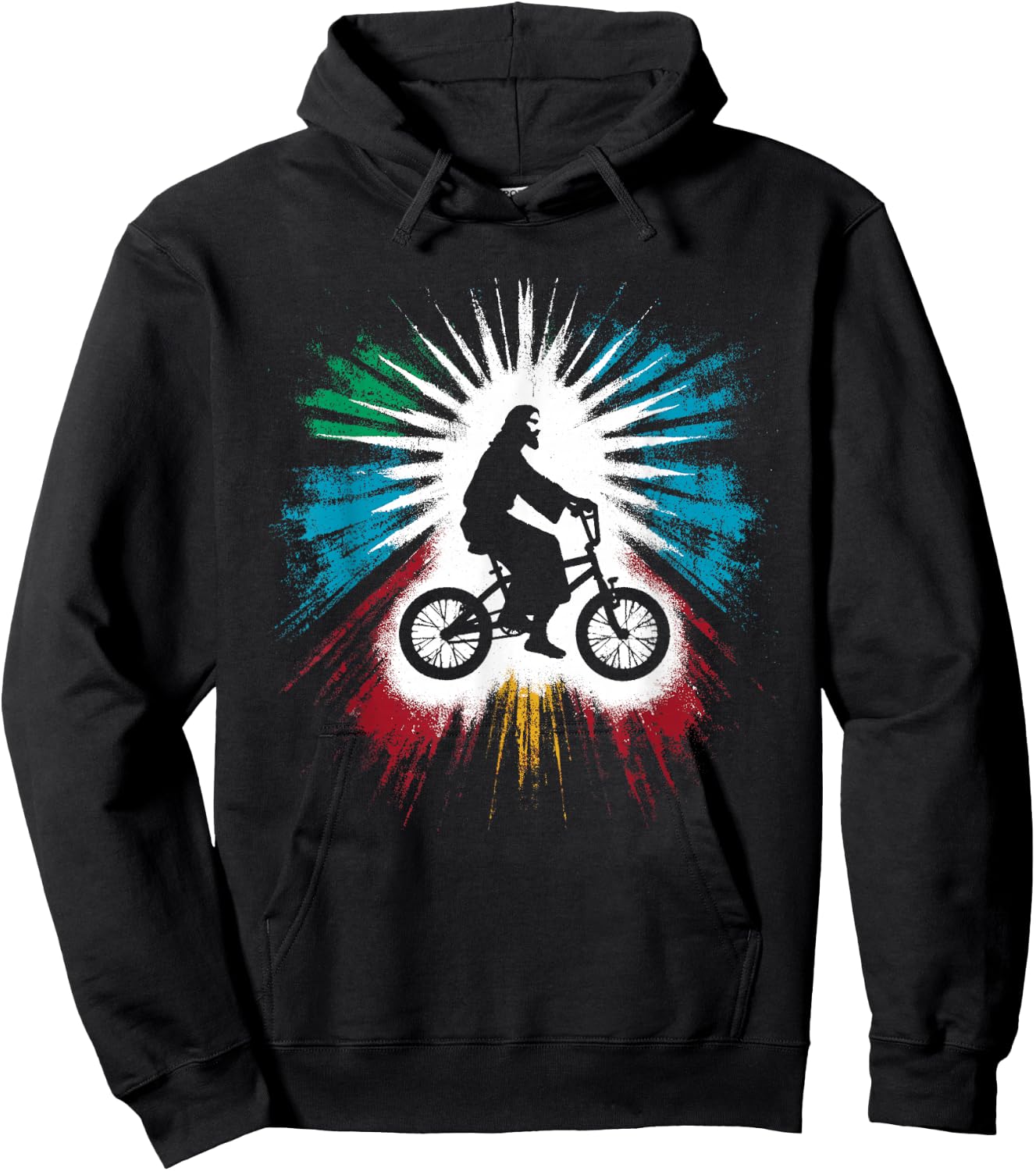 Jesus BMX Bike - Funny Christian Religious Cycling Lover Hoodie - Hoodie | Black