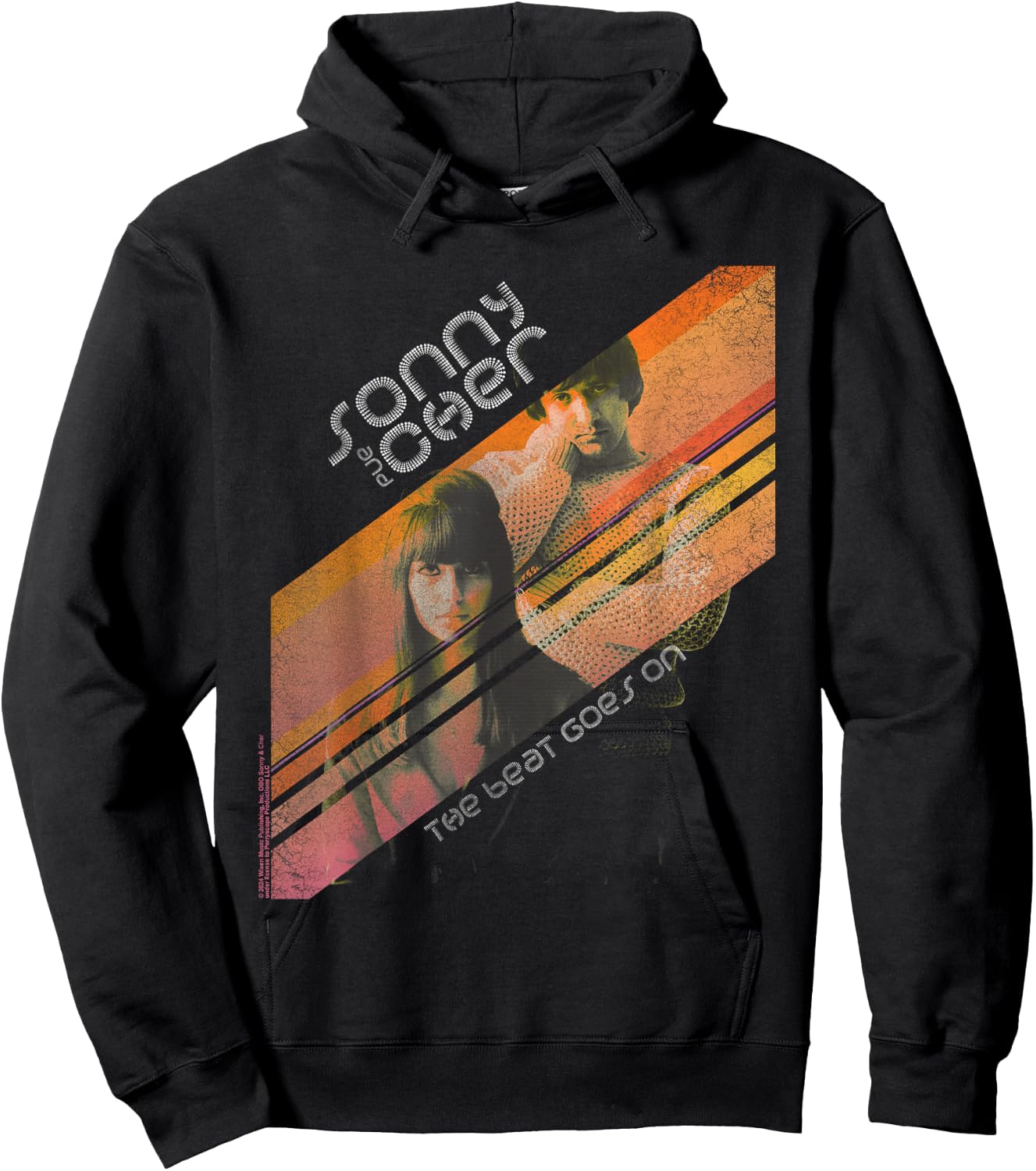 Sonny and Cher The Beat Goes On Hoodie - Hoodie | Black