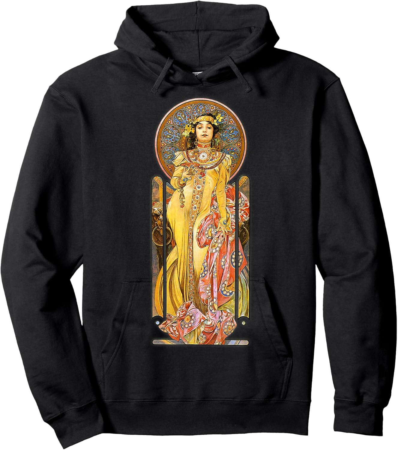 Art Nouveau Vintage Art deco Hoodie - Hoodie | Black