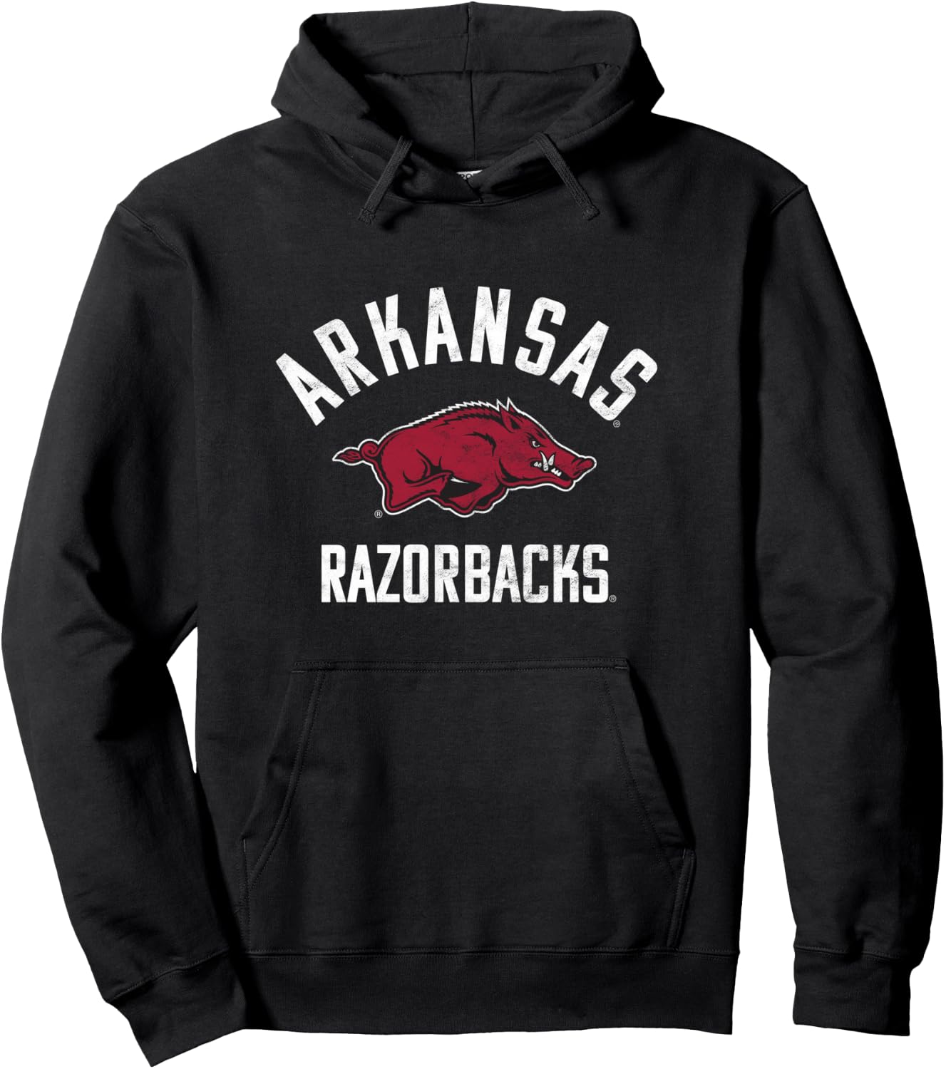 University of Arkansas Razorbacks Large Hoodie - Hoodie | Black