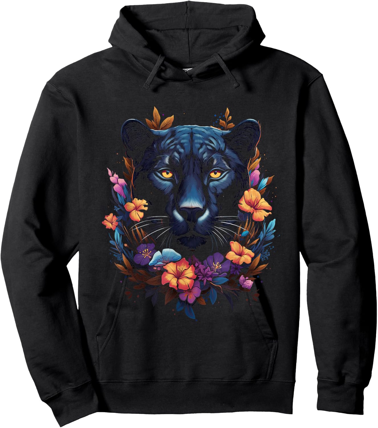 Panther with beautiful eyes black panthers Hoodie - Hoodie | Black