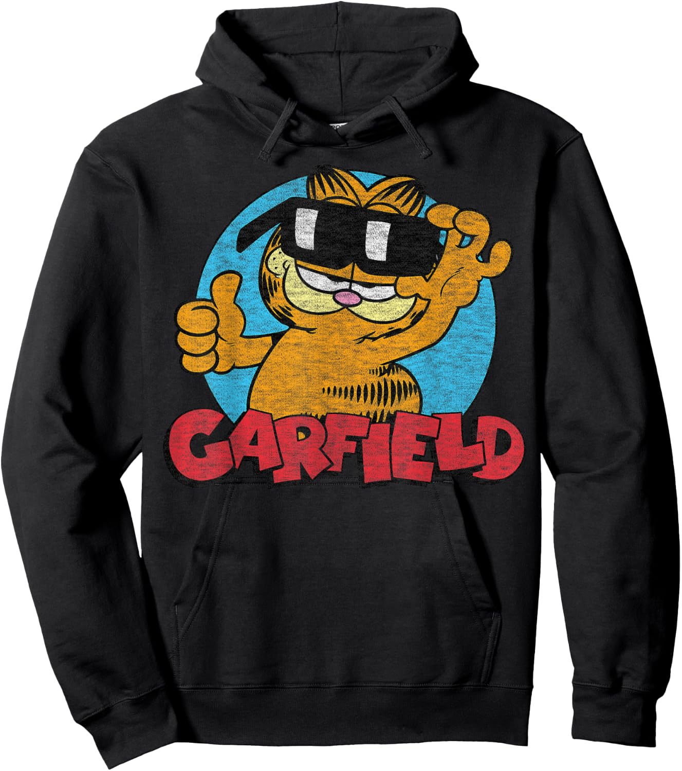 Garfield - Sunglasses Cool Cat Graphic Hoodie - Hoodie | Black