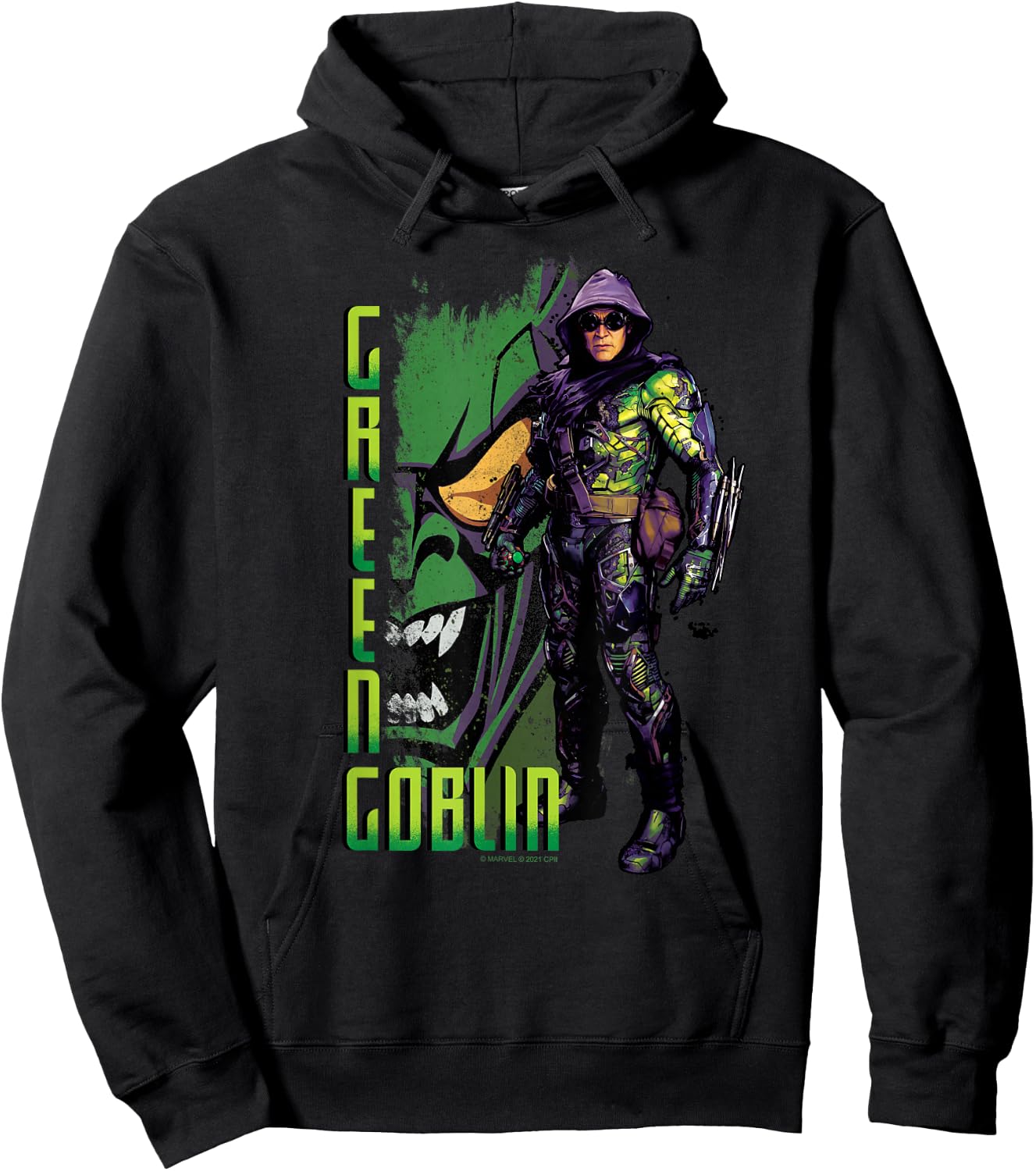 Marvel Spider-Man: No Way Home Green Goblin Supervillain Hoodie - Hoodie | Black