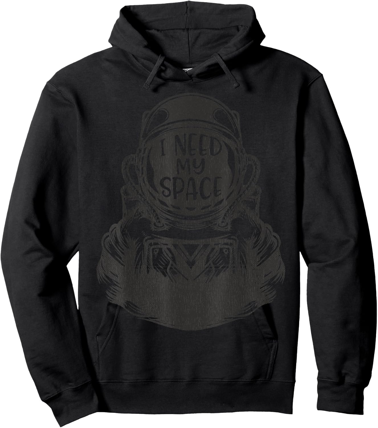 Funny Quote My Space Man Astronaut I Need More Space Hoodie - Hoodie | Black