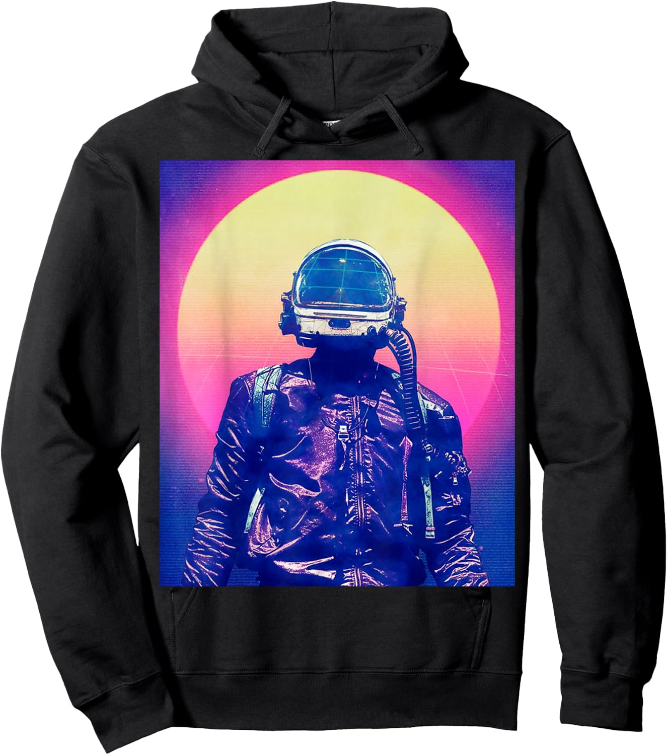 Synthwave Ranger | 80's Retro Design Hoodie - Hoodie | Black