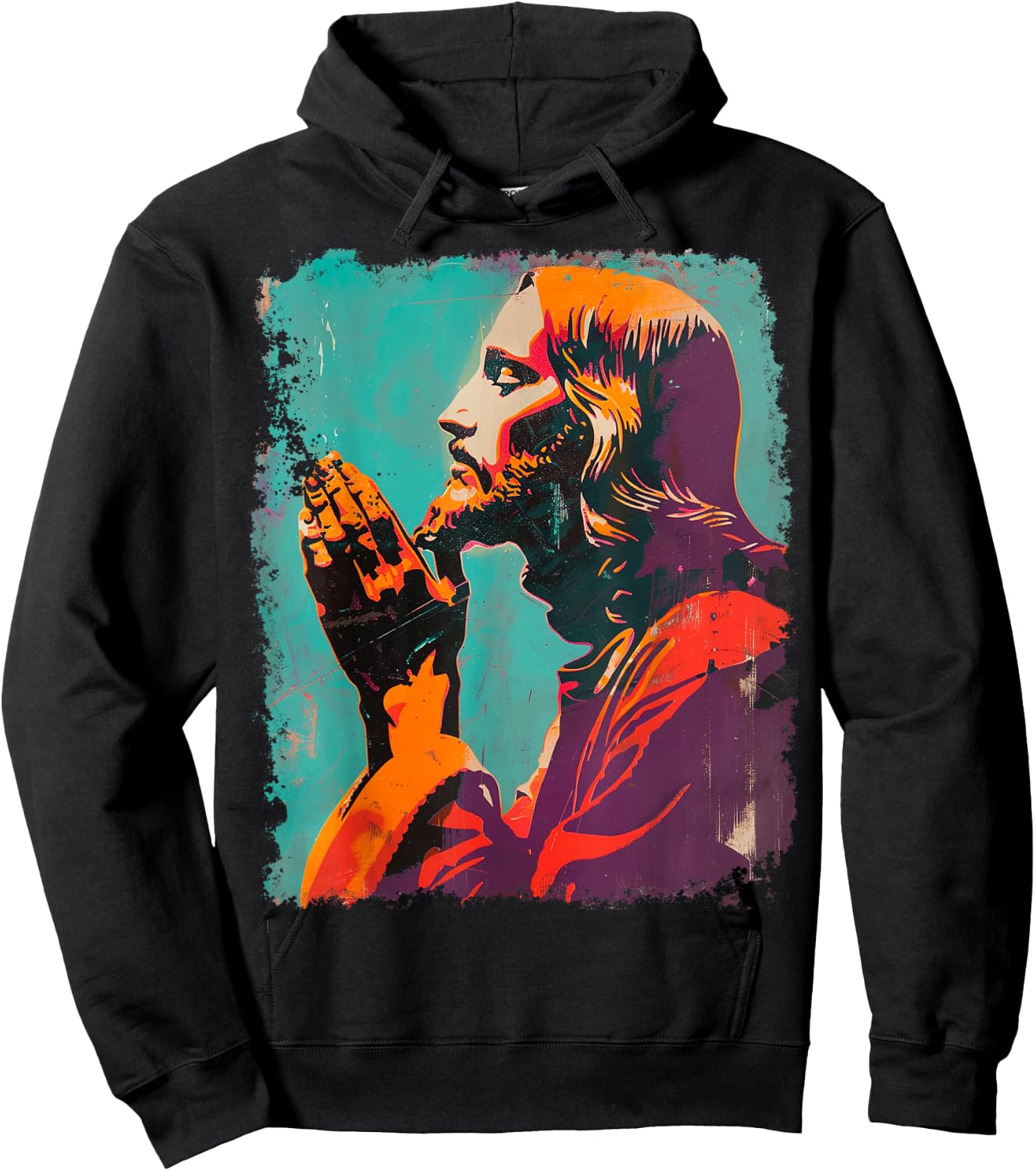 Jesus Christ Art Hoodie - Hoodie | Black