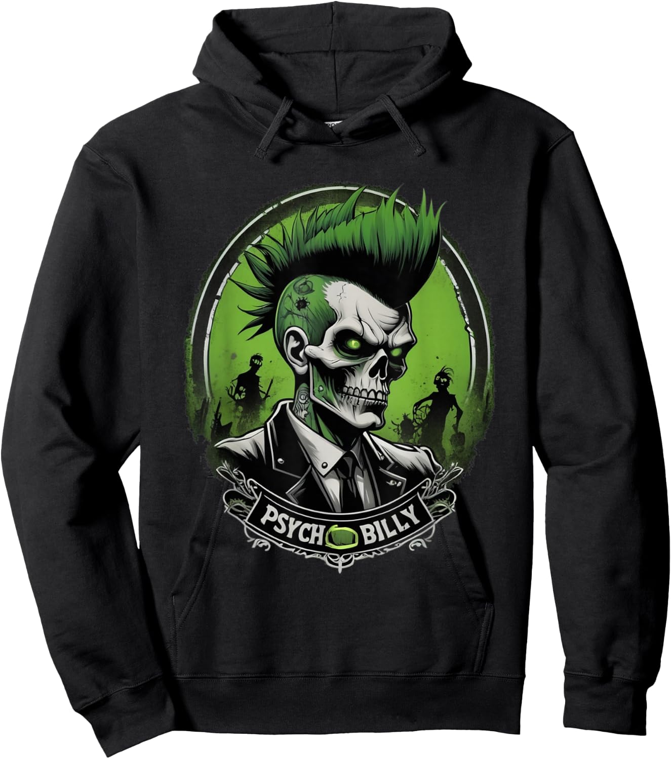 Psychobilly Hoodie - Hoodie | Black