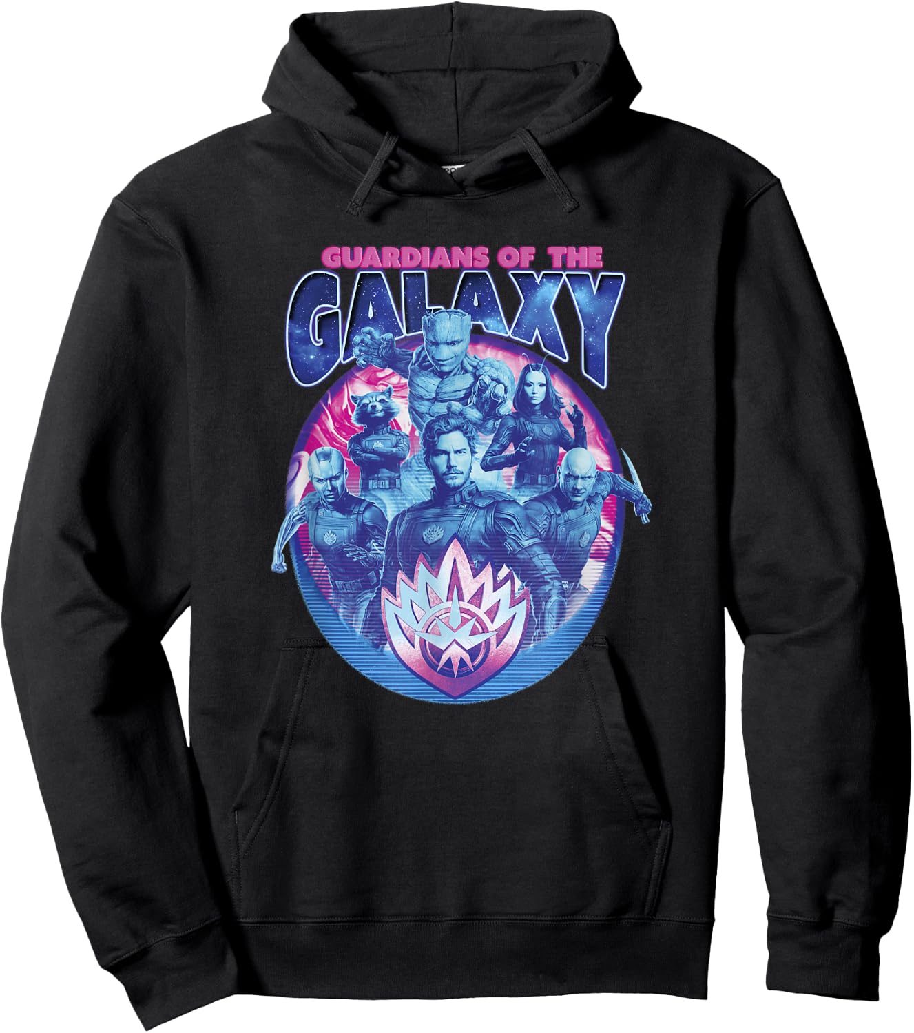 Marvel Guardians of The Galaxy Vol. 3 Celestial Hologram Hoodie - Hoodie | Black