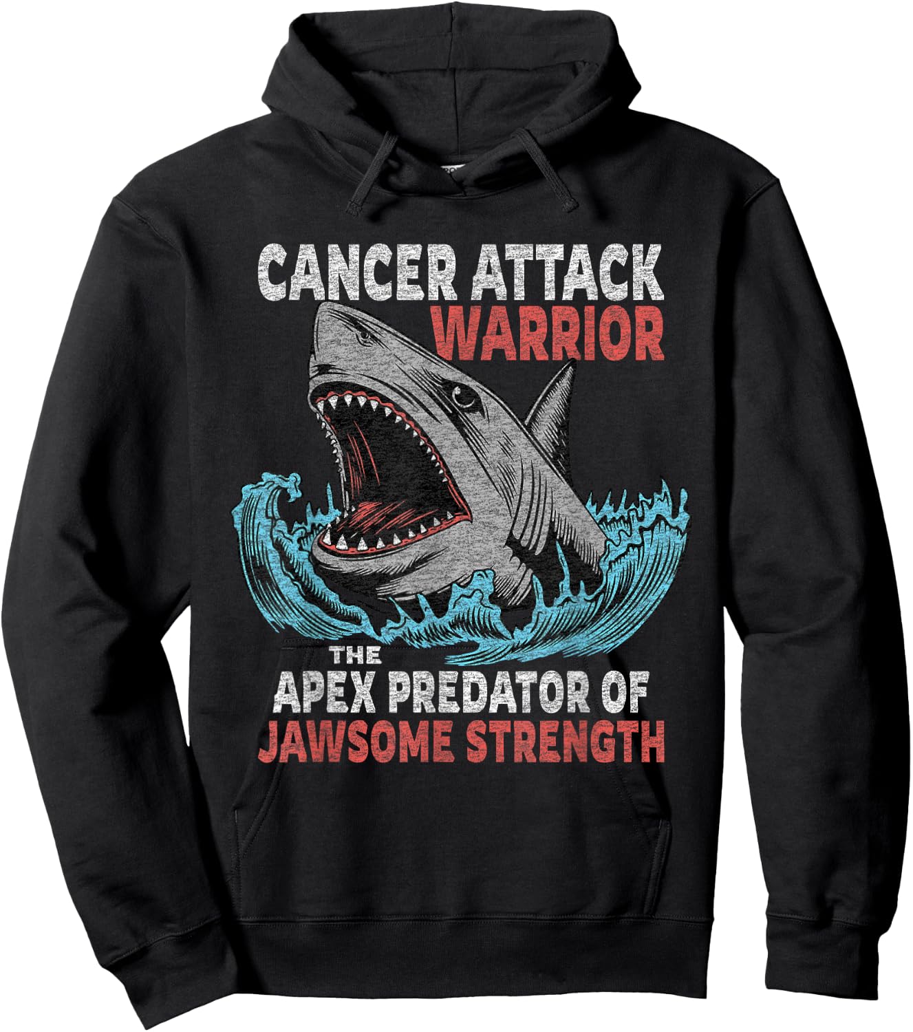 Cancer Fighter Support | Cancer Warrior Strength Fight Hoodie - Hoodie | Black