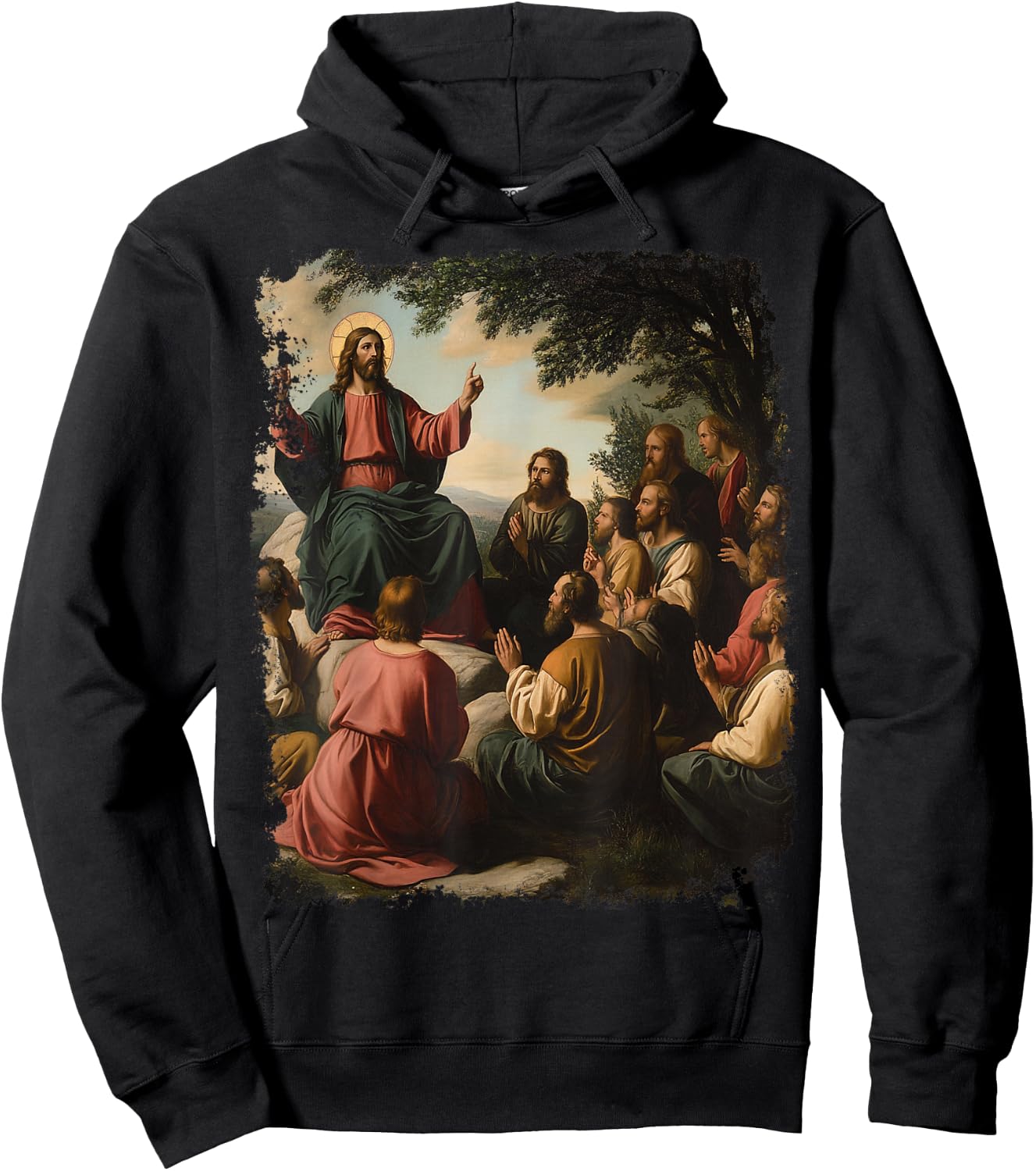 Renaissance Painting Art Jesus Christ Hoodie - Hoodie | Black