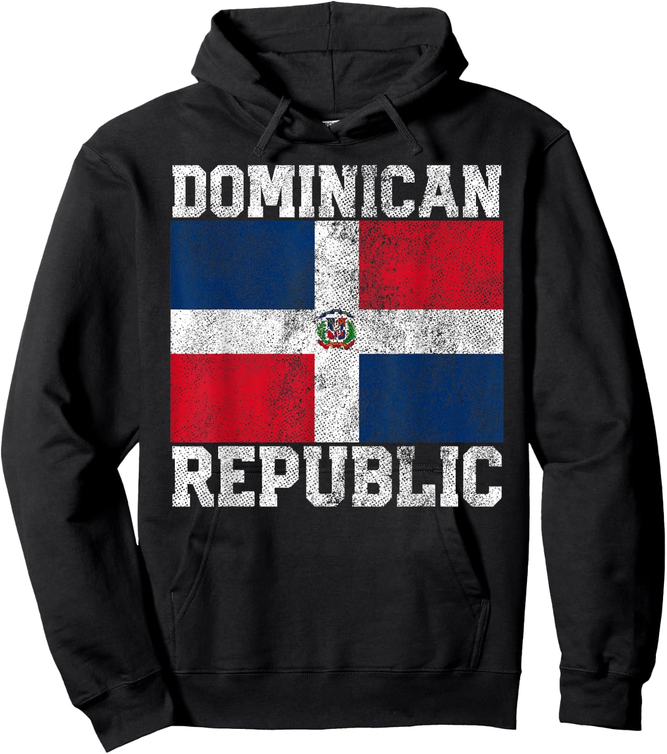 Dominican Republic Flag National Pride Roots Country Family Hoodie - Hoodie | Black