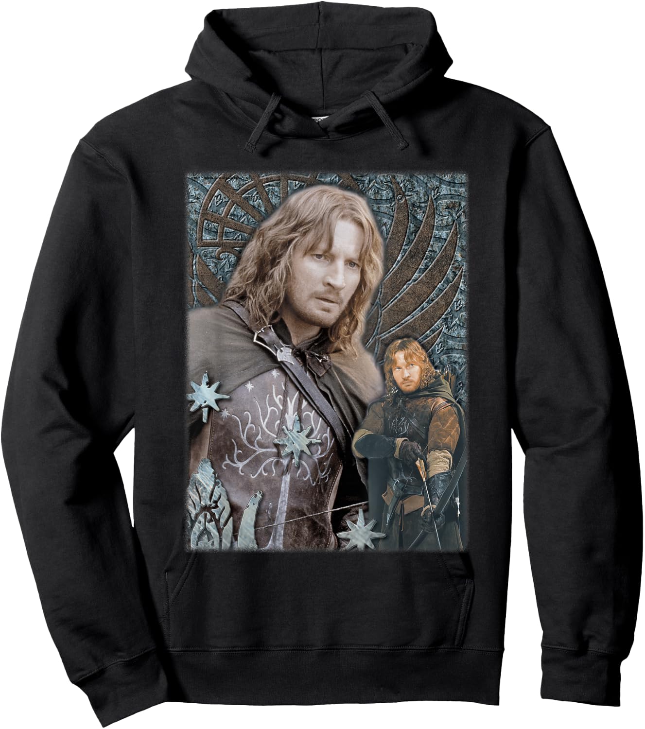 NEW LINE CINEMA Lord of the Rings Faramir -Adults Black Small Hoodie - Hoodie | Black