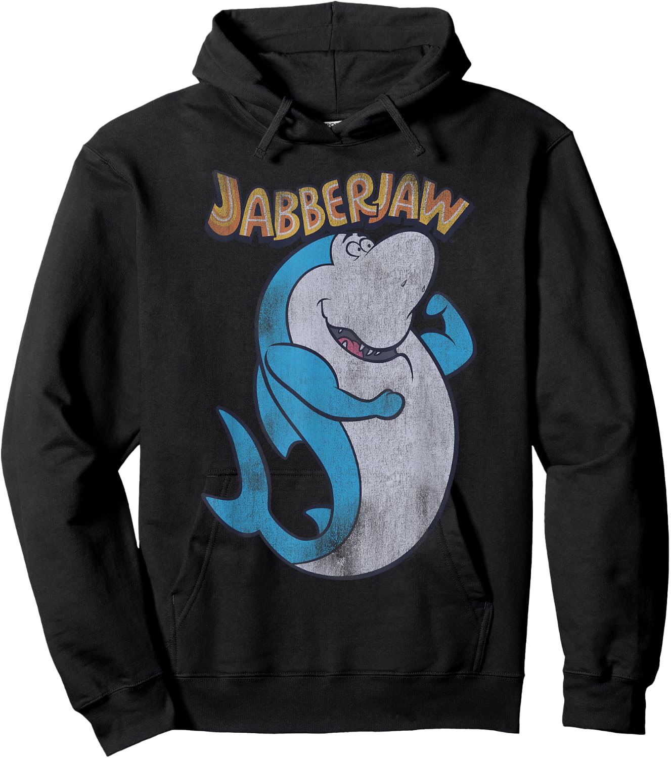 Jabberjaw Distressed Hoodie - Hoodie | Black