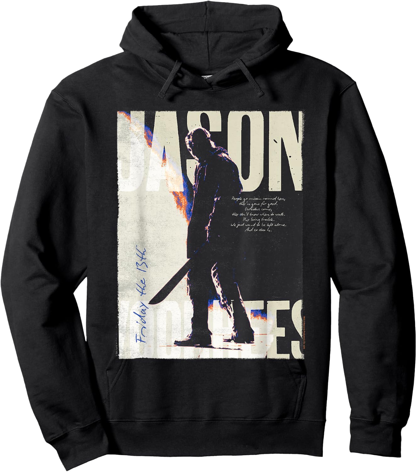 Friday The 13th Vintage Jason Voorhees Hoodie - Hoodie | Black