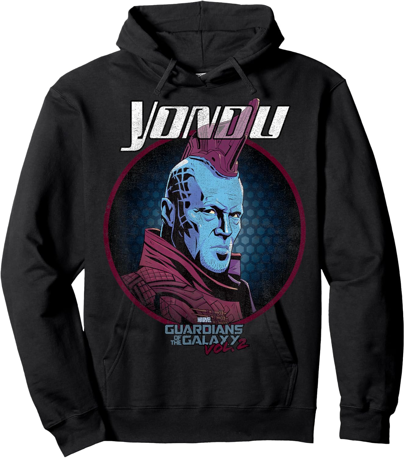 Marvel Guardians of the Galaxy Vol 2 Yondu Rock Vintage Hoodie - Hoodie | Black