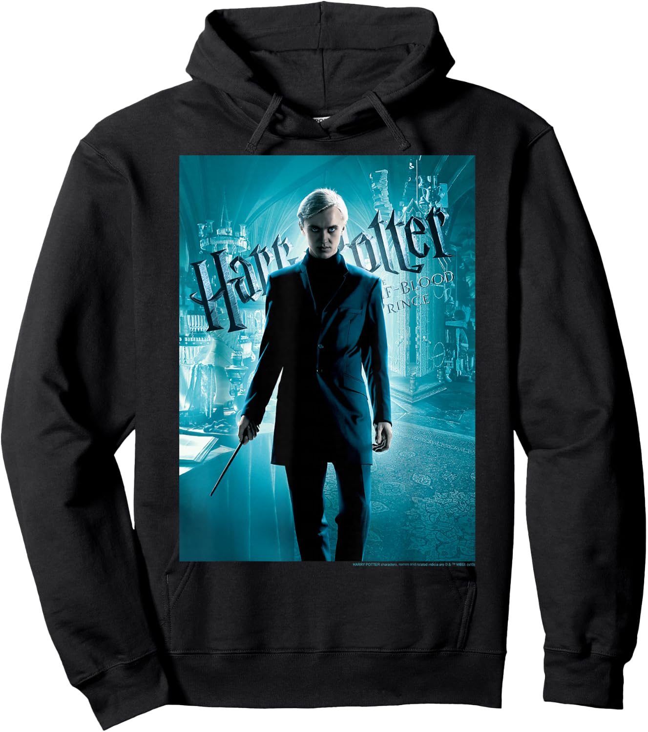 Harry Potter Half-Blood Prince Draco Malfoy Character Poster Hoodie - Hoodie | Black