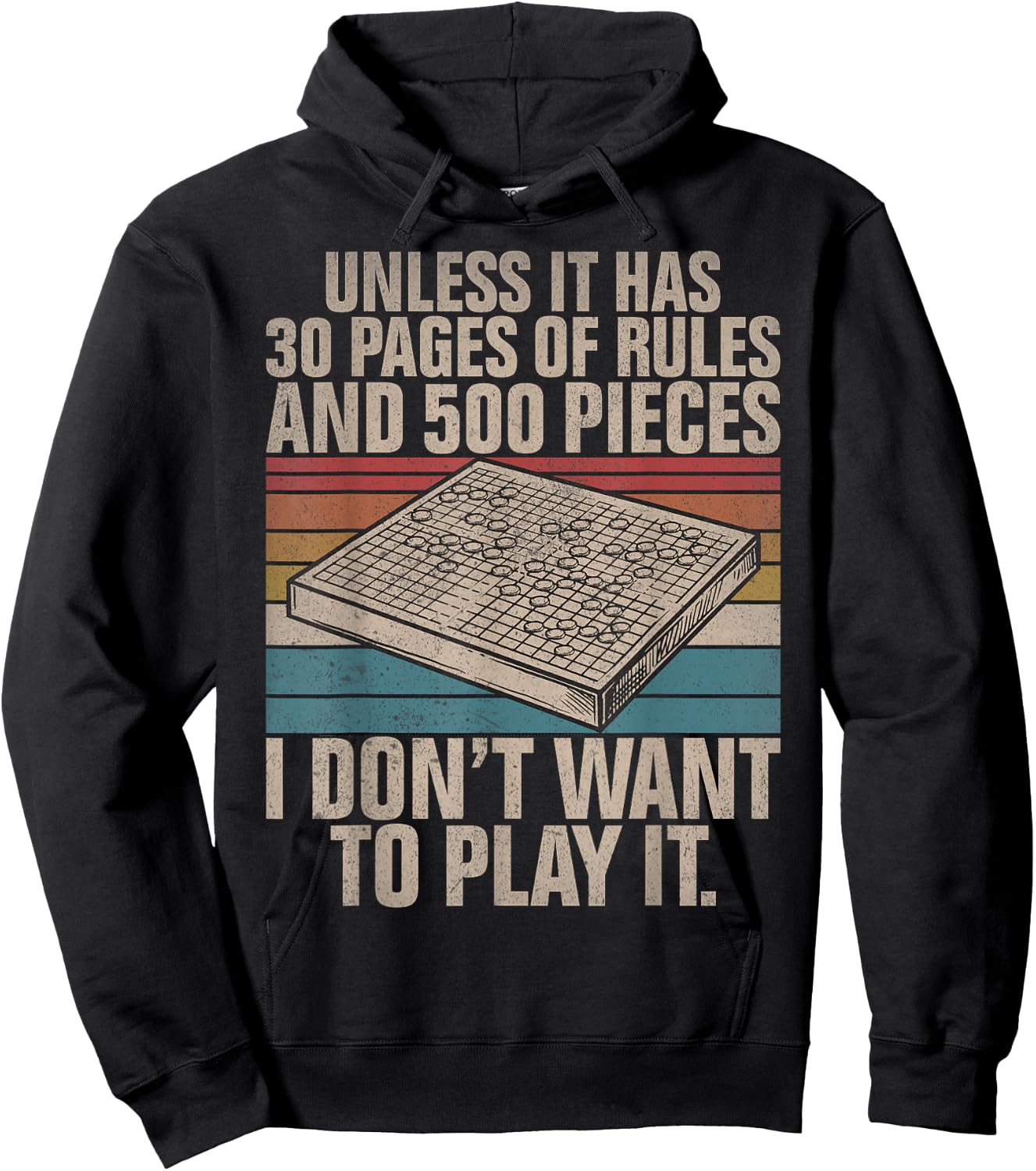 Board Game Joke Funny Board Game Hoodie - Hoodie | Black