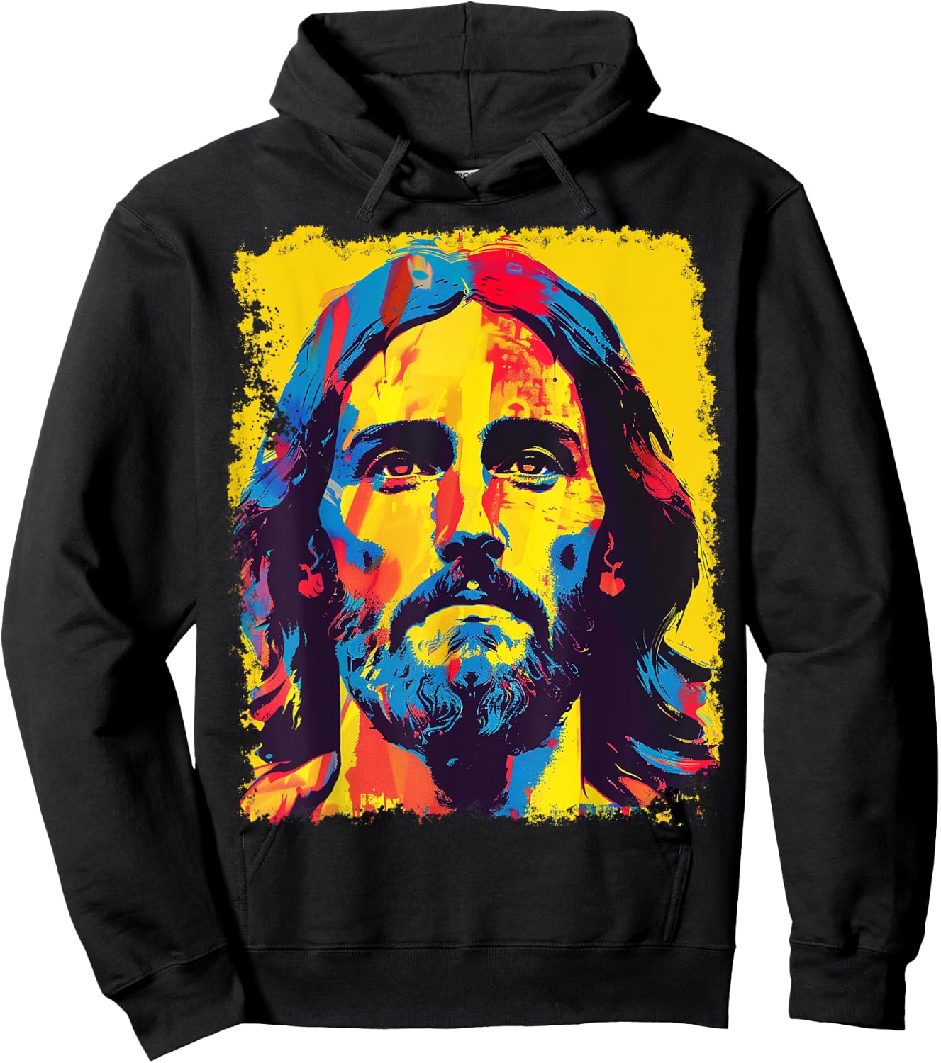Jesus Christ Pop Art Graphic Hoodie - Hoodie | Black