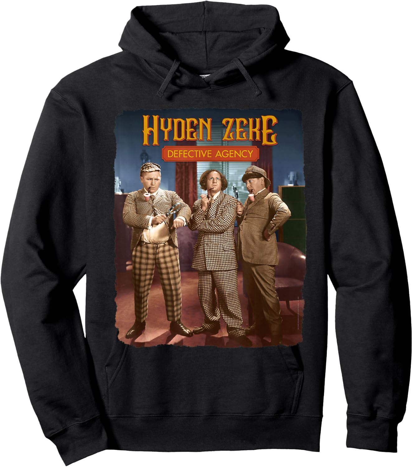 The Three Stooges - Hyden Zeke Defective Detectives Hoodie - Hoodie | Black
