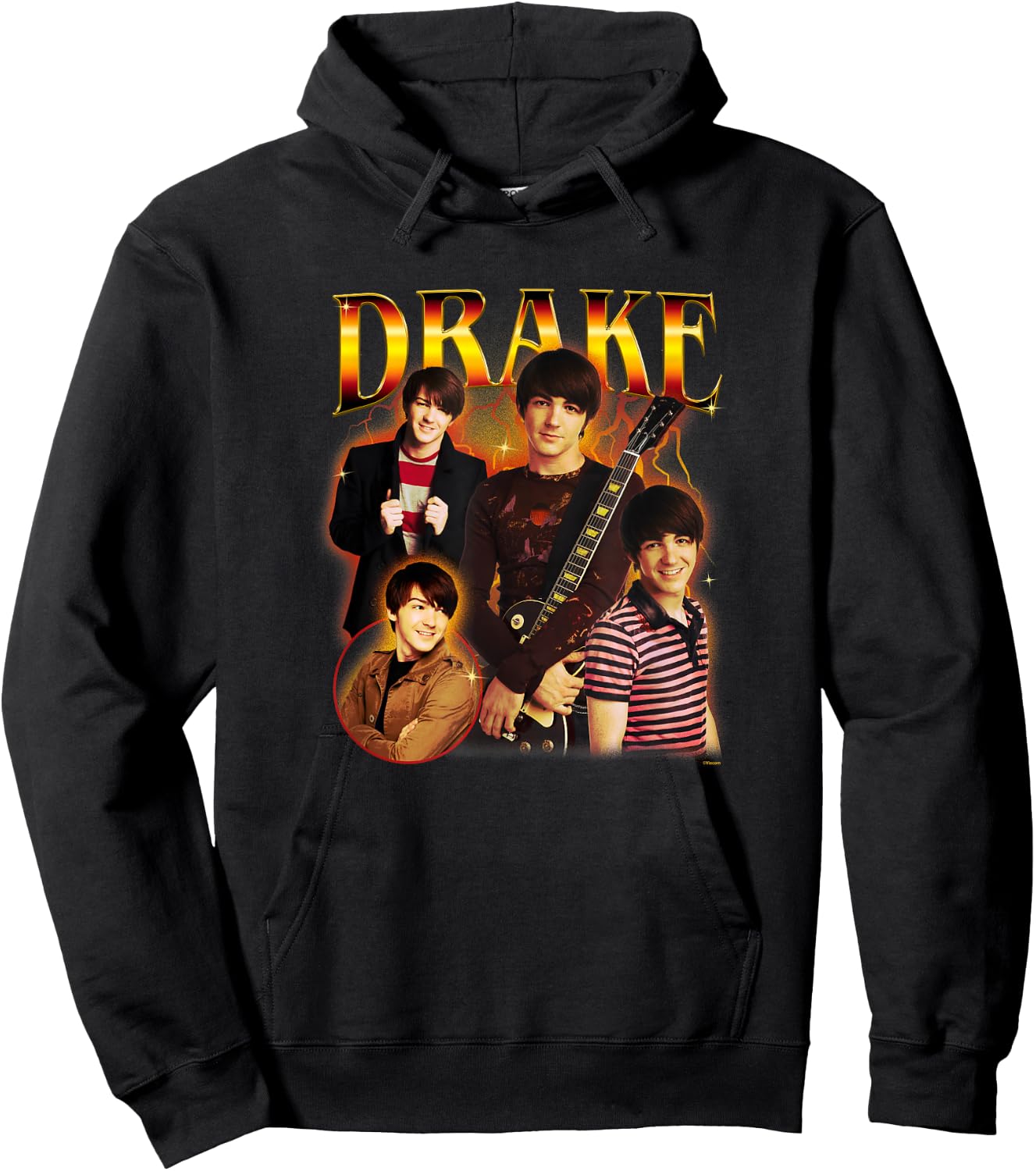 Drake and Josh Multiple Poses Drake Parker Vintage Poster Hoodie - Hoodie | Black