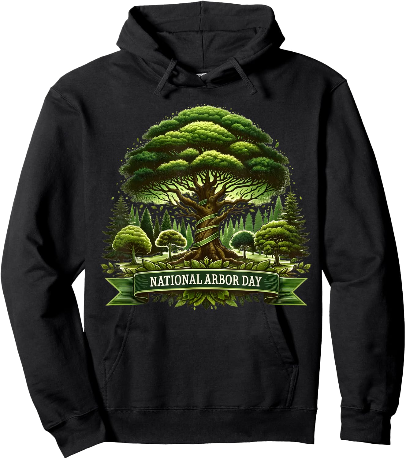National Arbor Day Tree Care For A Happy Arbor Day Gifts Hoodie - Hoodie | Black