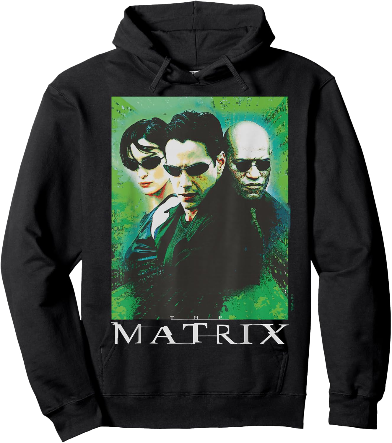 The Matrix - Neo Trinity Morpheus Character Group Hoodie - Hoodie | Black
