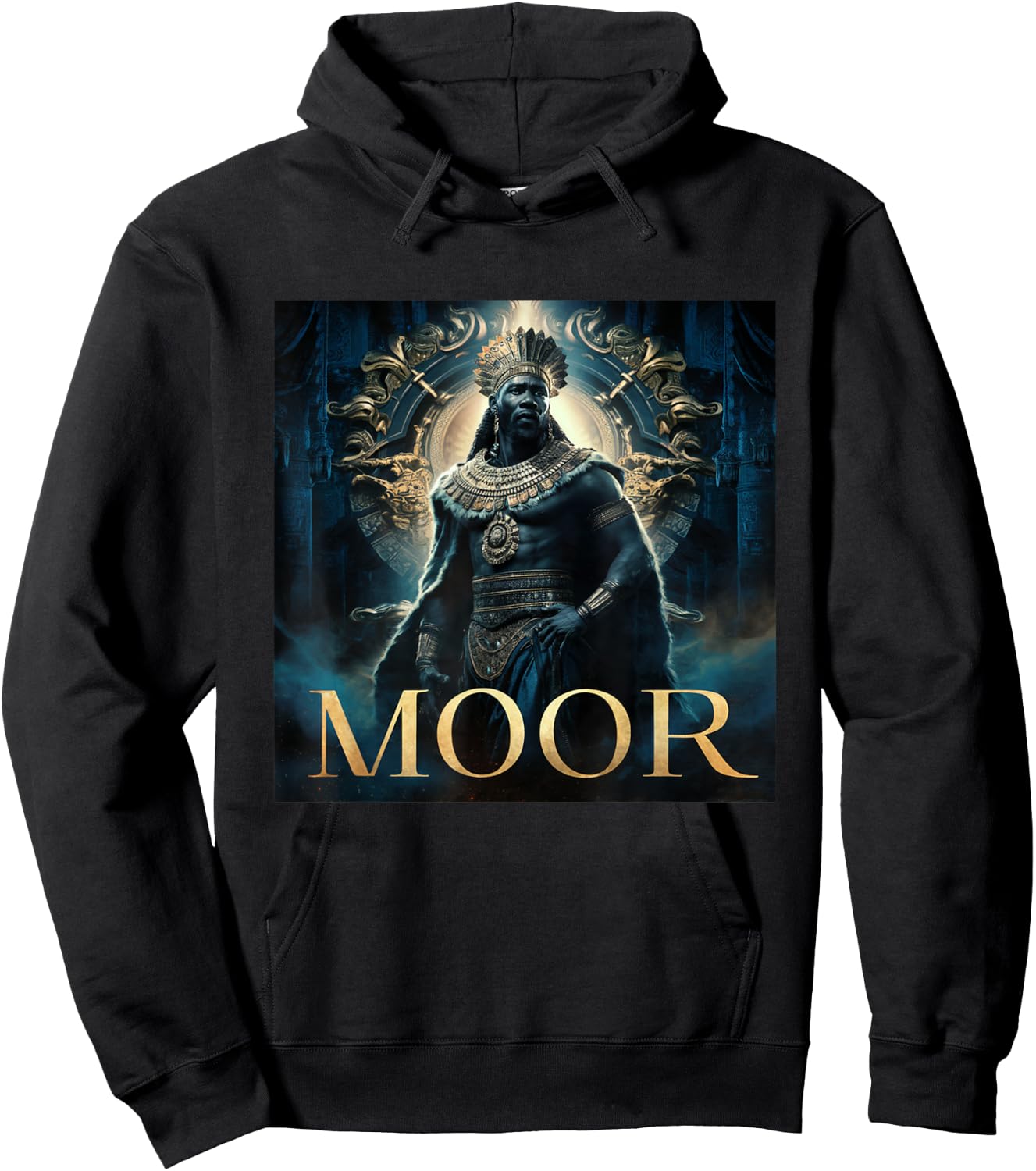 Moorish American - God Body Of Melanin Hoodie - Hoodie | Black